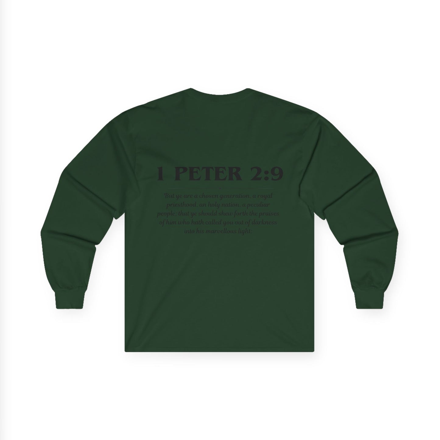 1 Peter 2:9 Scripture Unisex Long sleeve