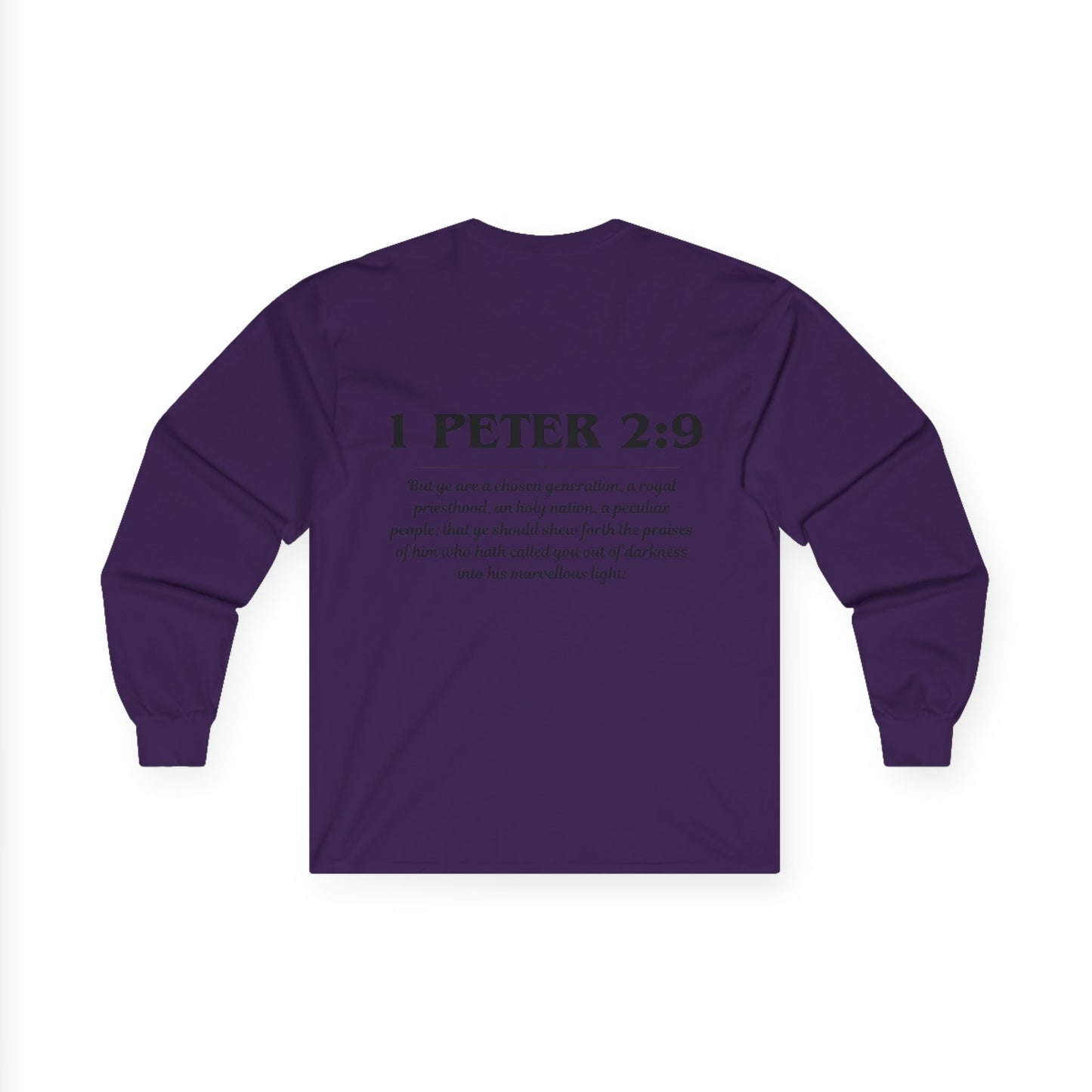 1 Peter 2:9 Scripture Unisex Long sleeve
