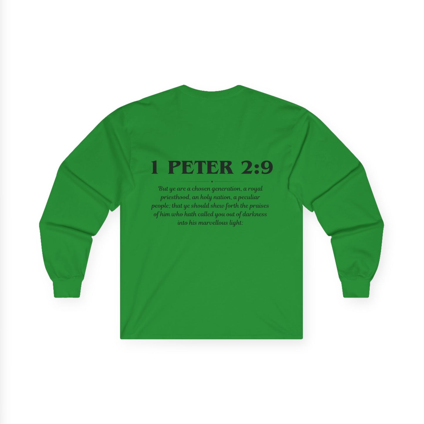 1 Peter 2:9 Scripture Unisex Long sleeve
