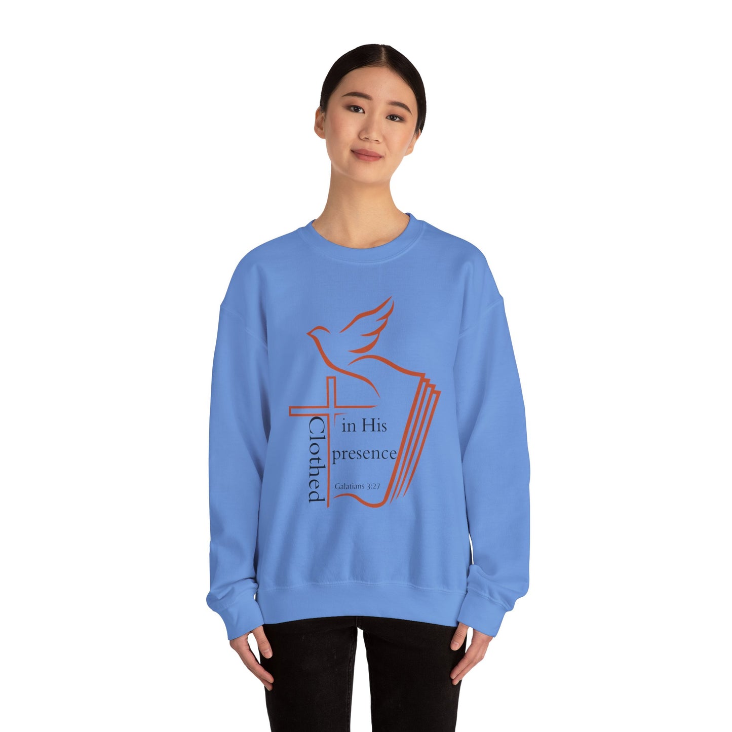 Clothed In His Presence Crewneck Sweatshirt