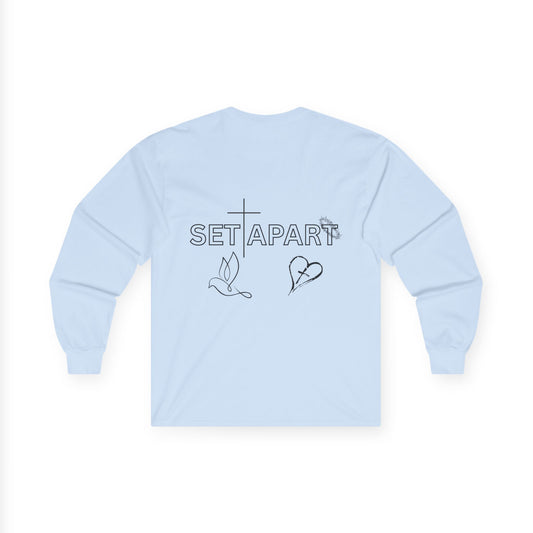 Set Apart Word Art Unisex Long sleeve