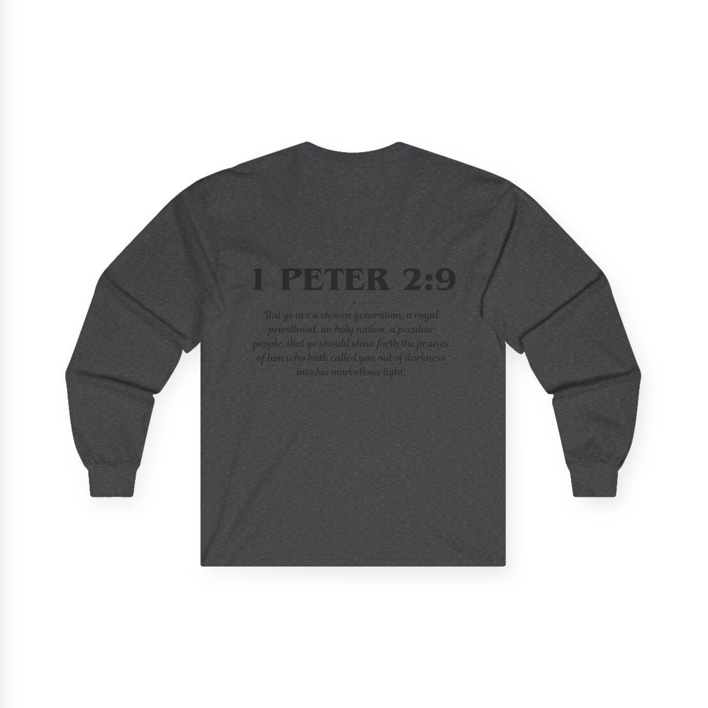 1 Peter 2:9 Scripture Unisex Long sleeve