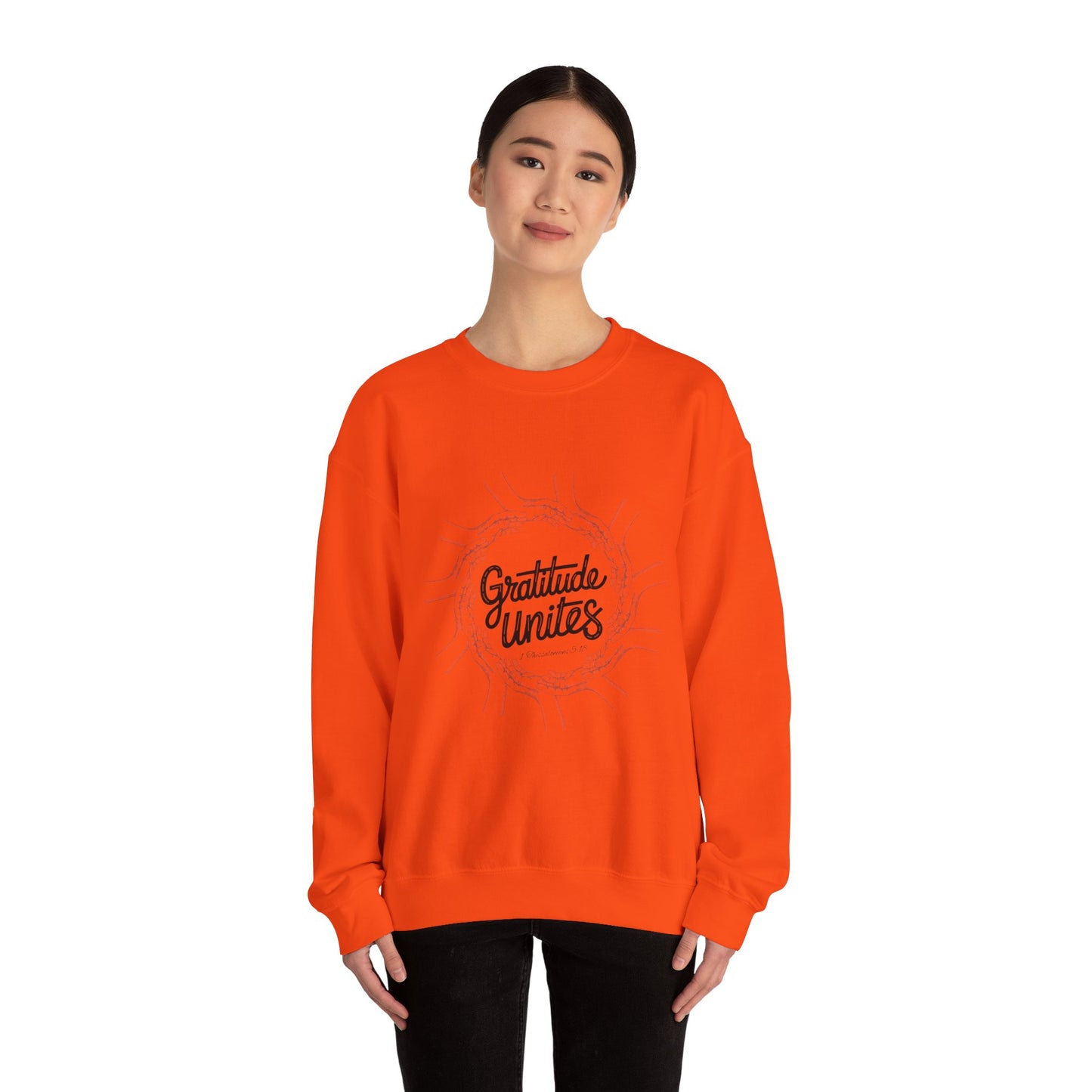 Gratitude Unites Crewneck Sweatshirt