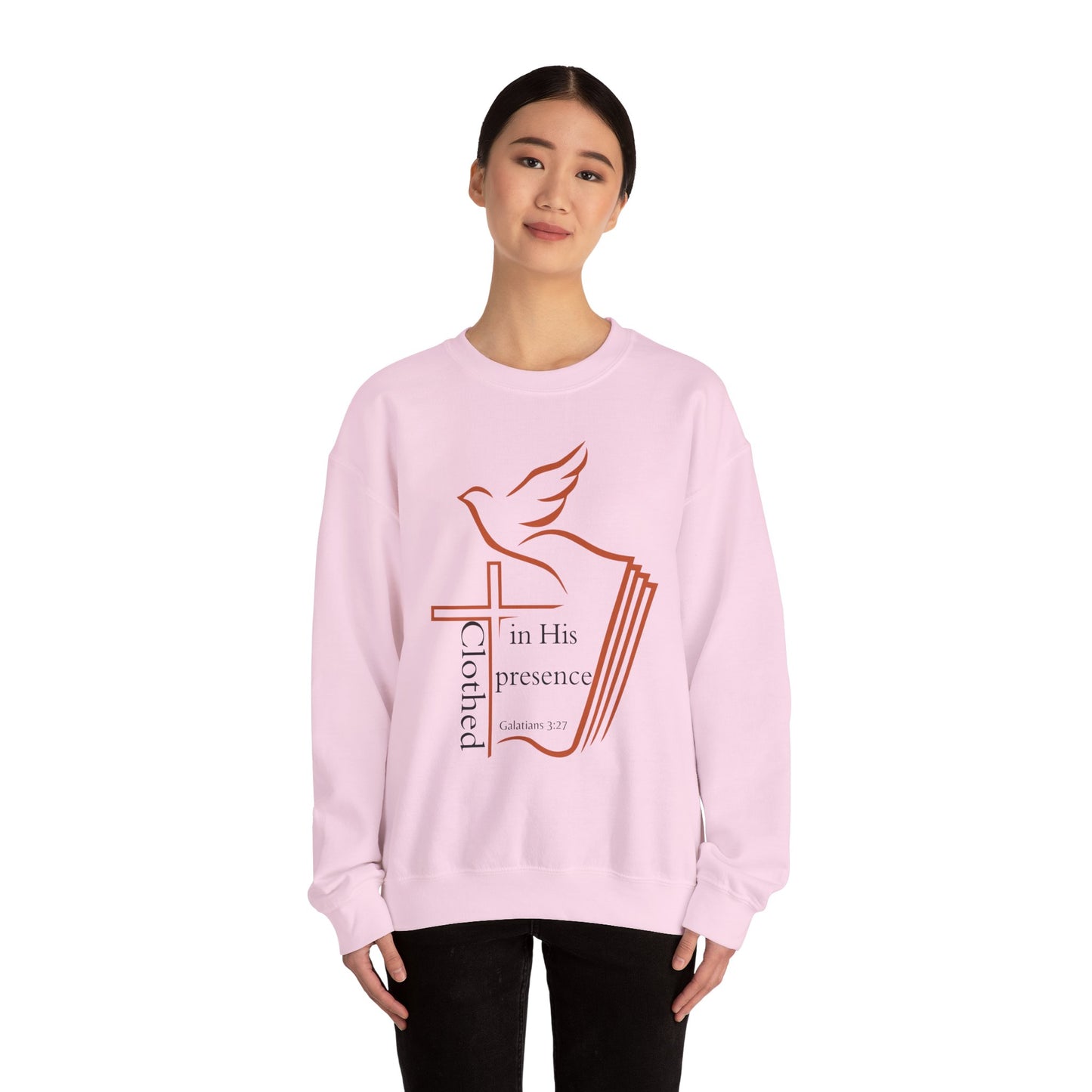 Clothed In His Presence Crewneck Sweatshirt