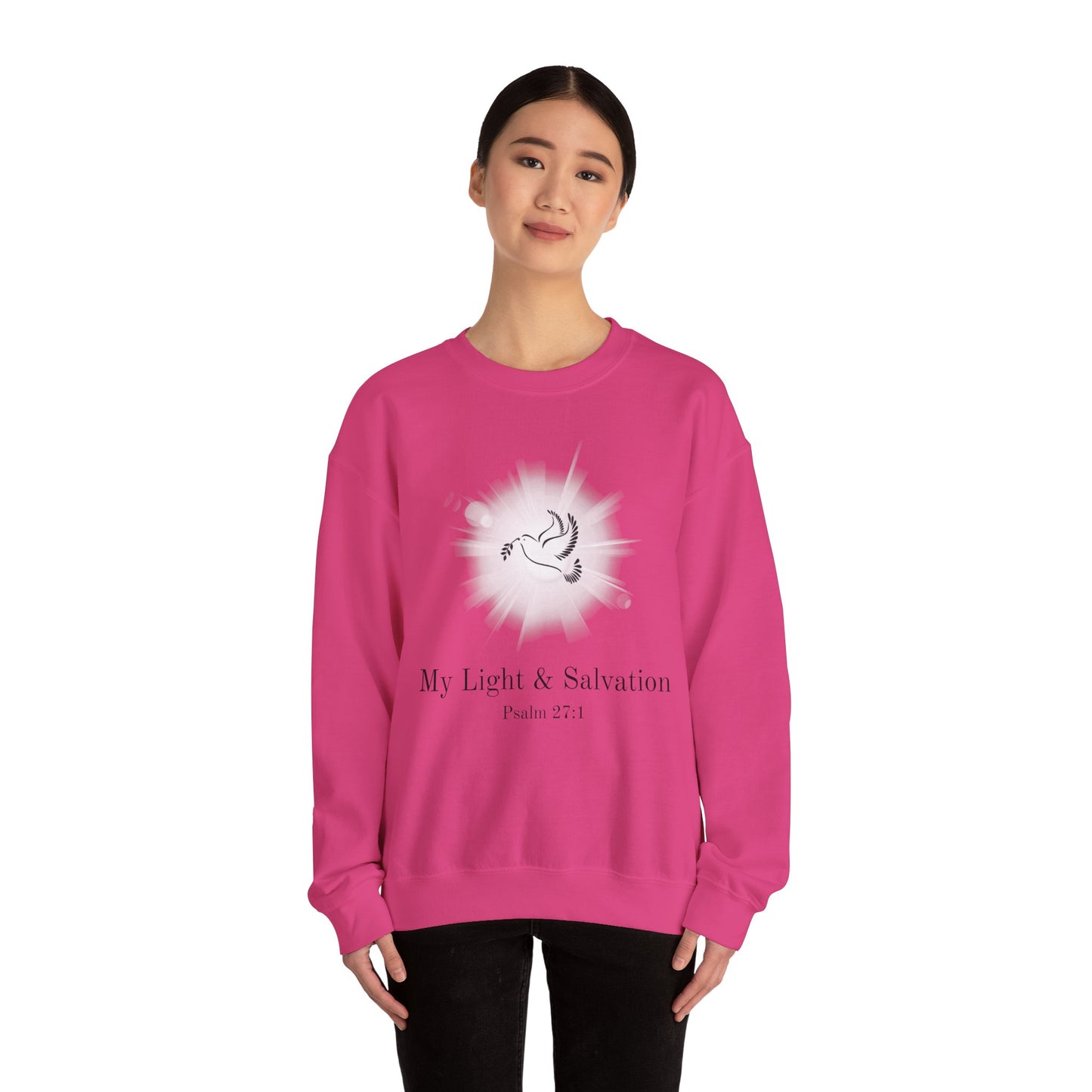 My Light & Salvation Crewneck Sweatshirt