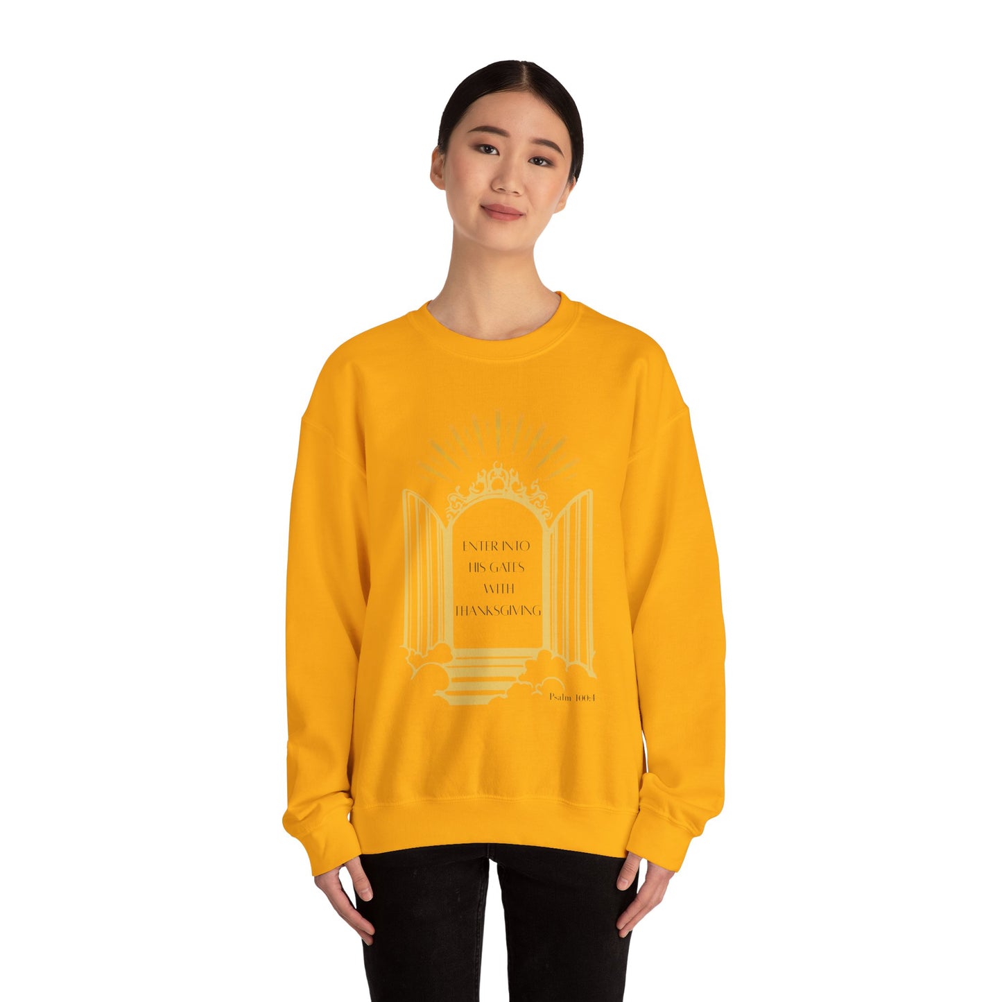 Enter Into His Gates Crewneck Sweatshirt
