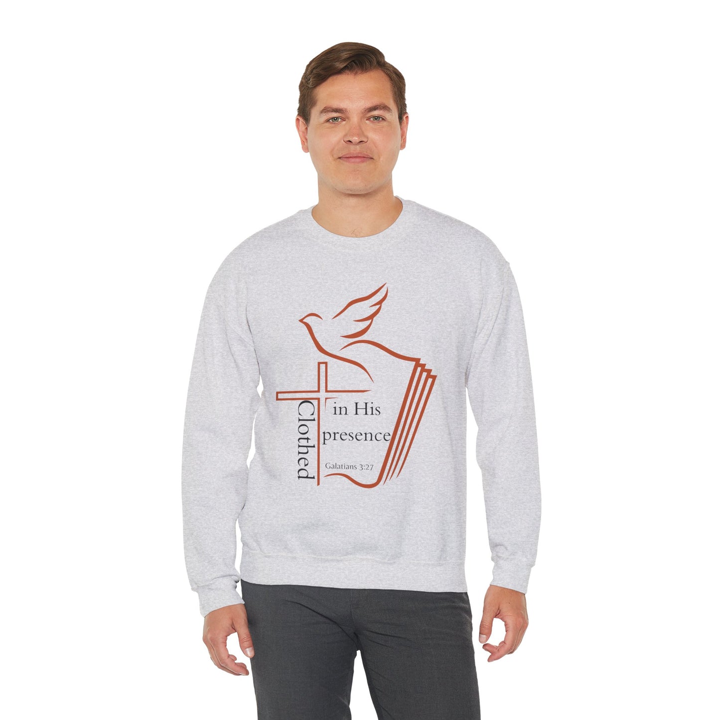Clothed In His Presence Crewneck Sweatshirt