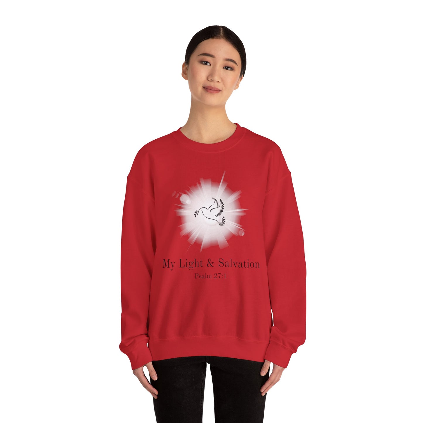My Light & Salvation Crewneck Sweatshirt