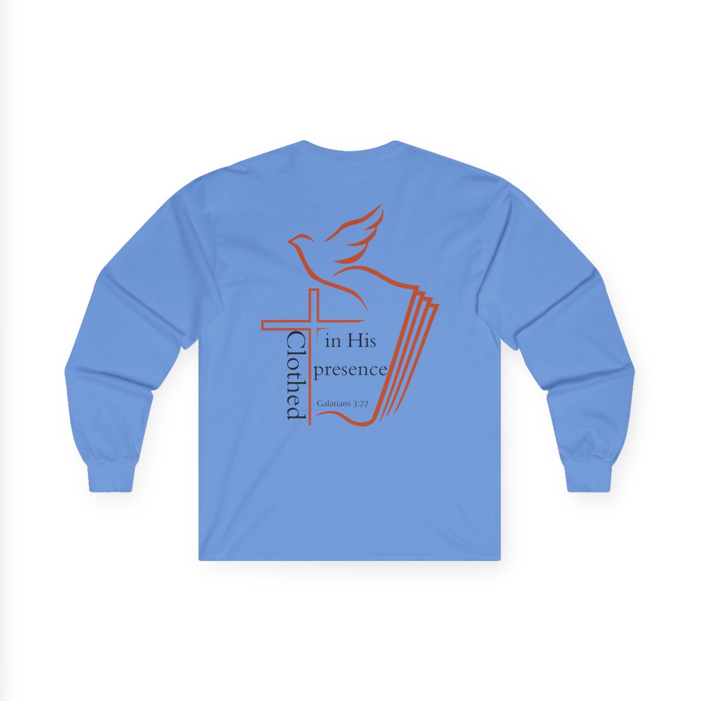 Clothed in His Presence Unisex Long sleeve