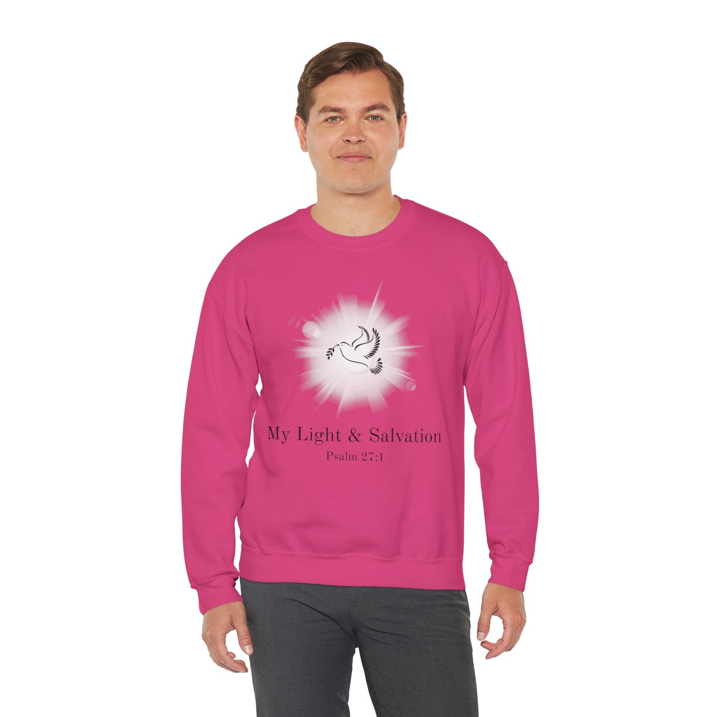 My Light & Salvation Crewneck Sweatshirt