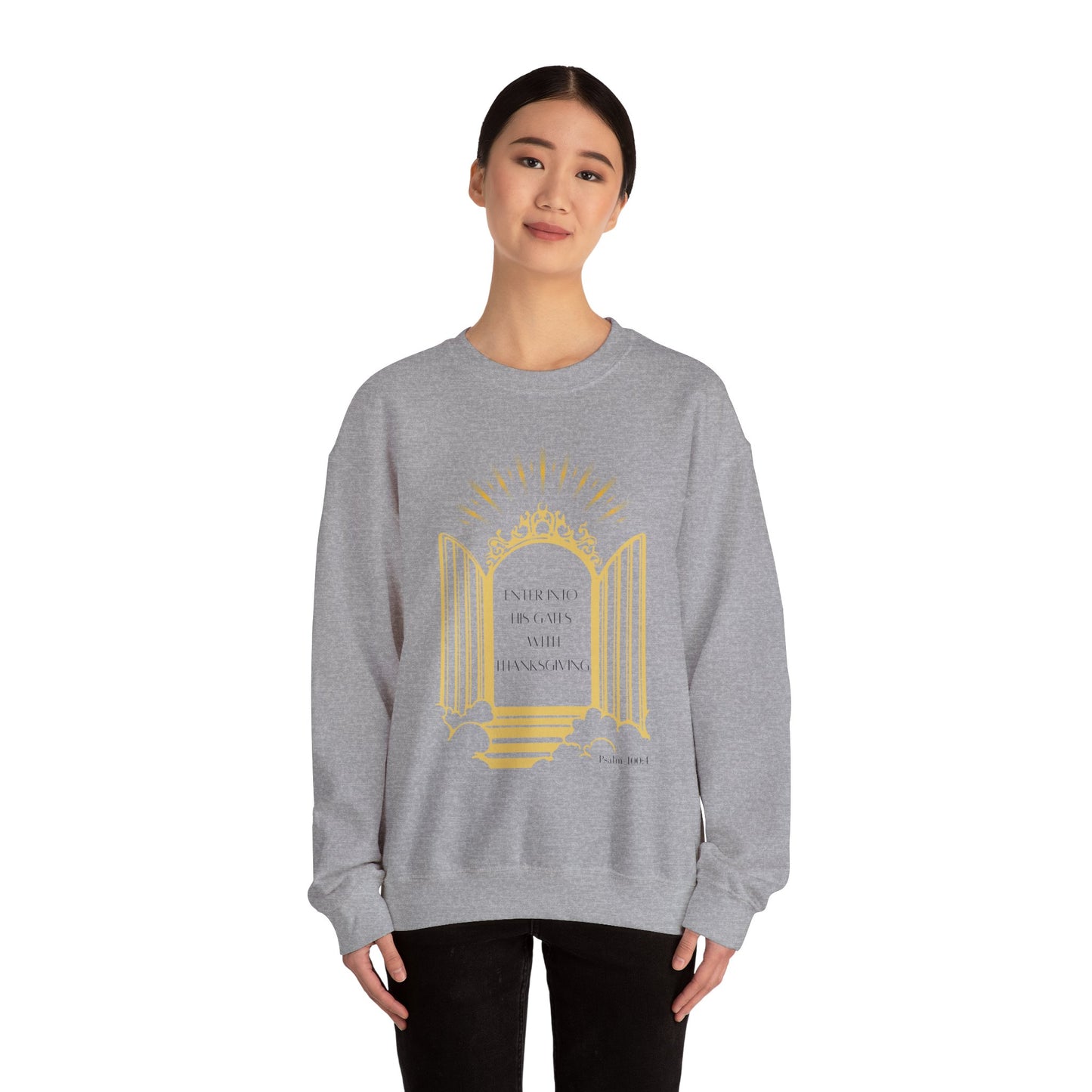 Enter Into His Gates Crewneck Sweatshirt