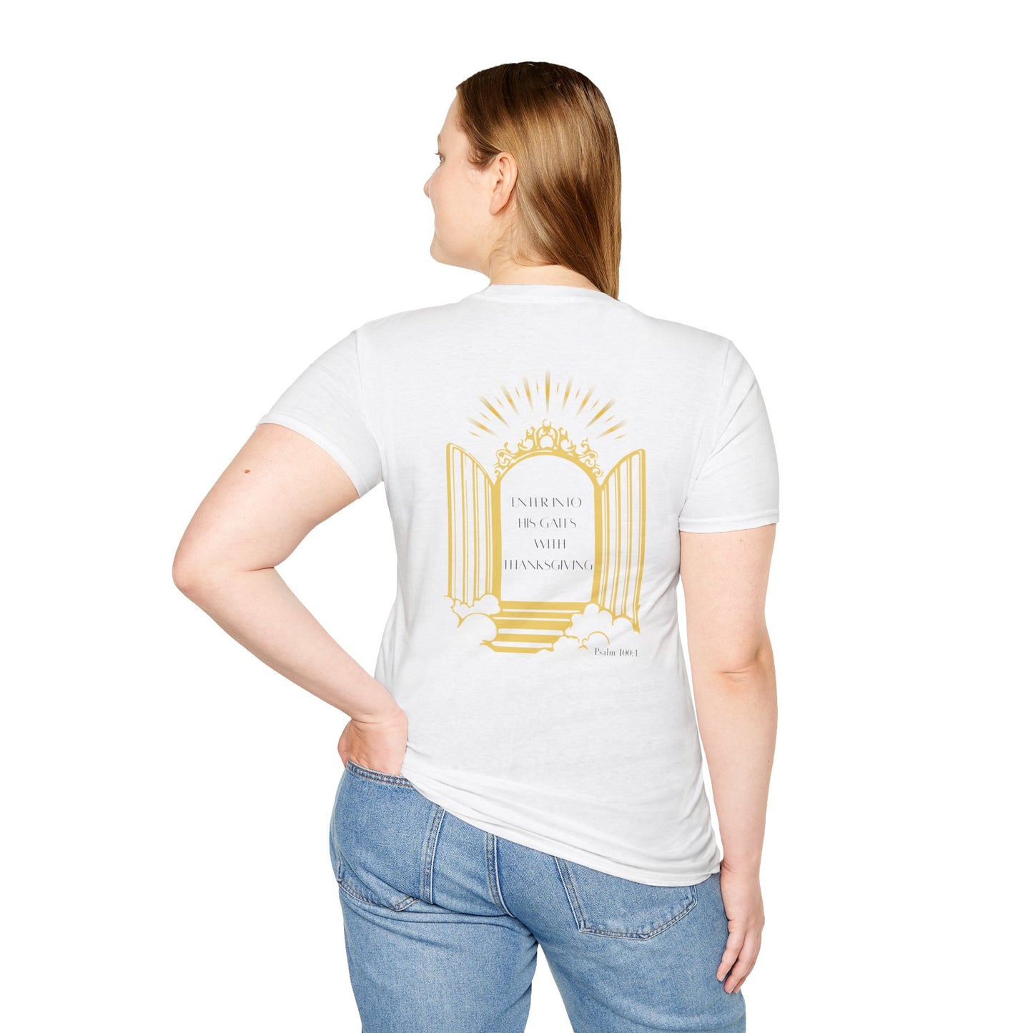 Enter Into His Gates Unisex T-shirt