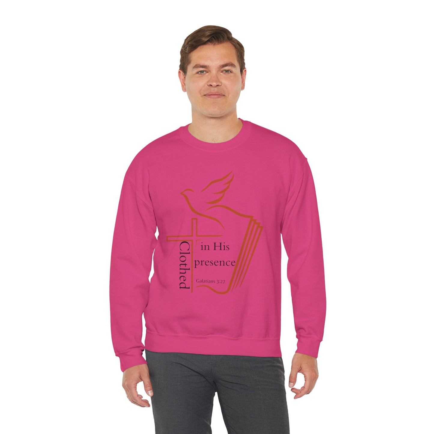 Clothed In His Presence Crewneck Sweatshirt