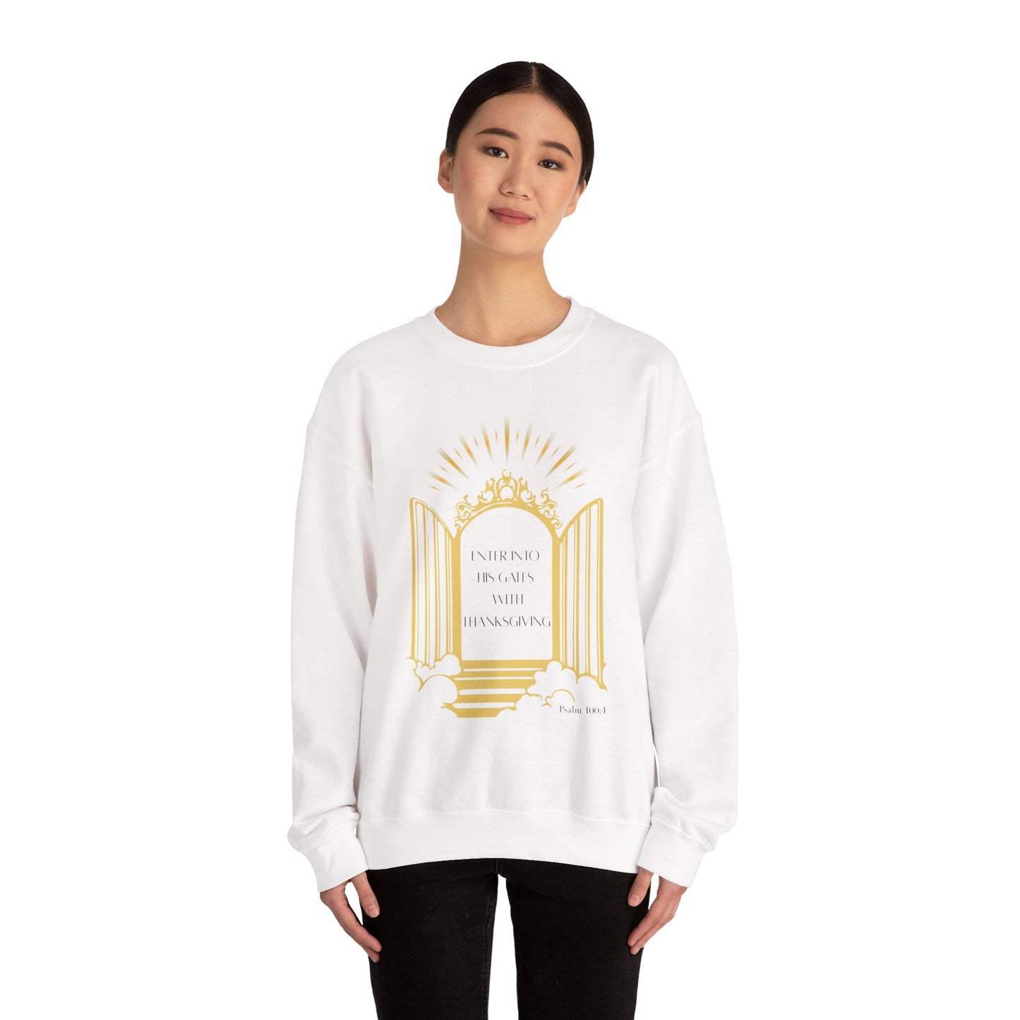 Enter Into His Gates Crewneck Sweatshirt
