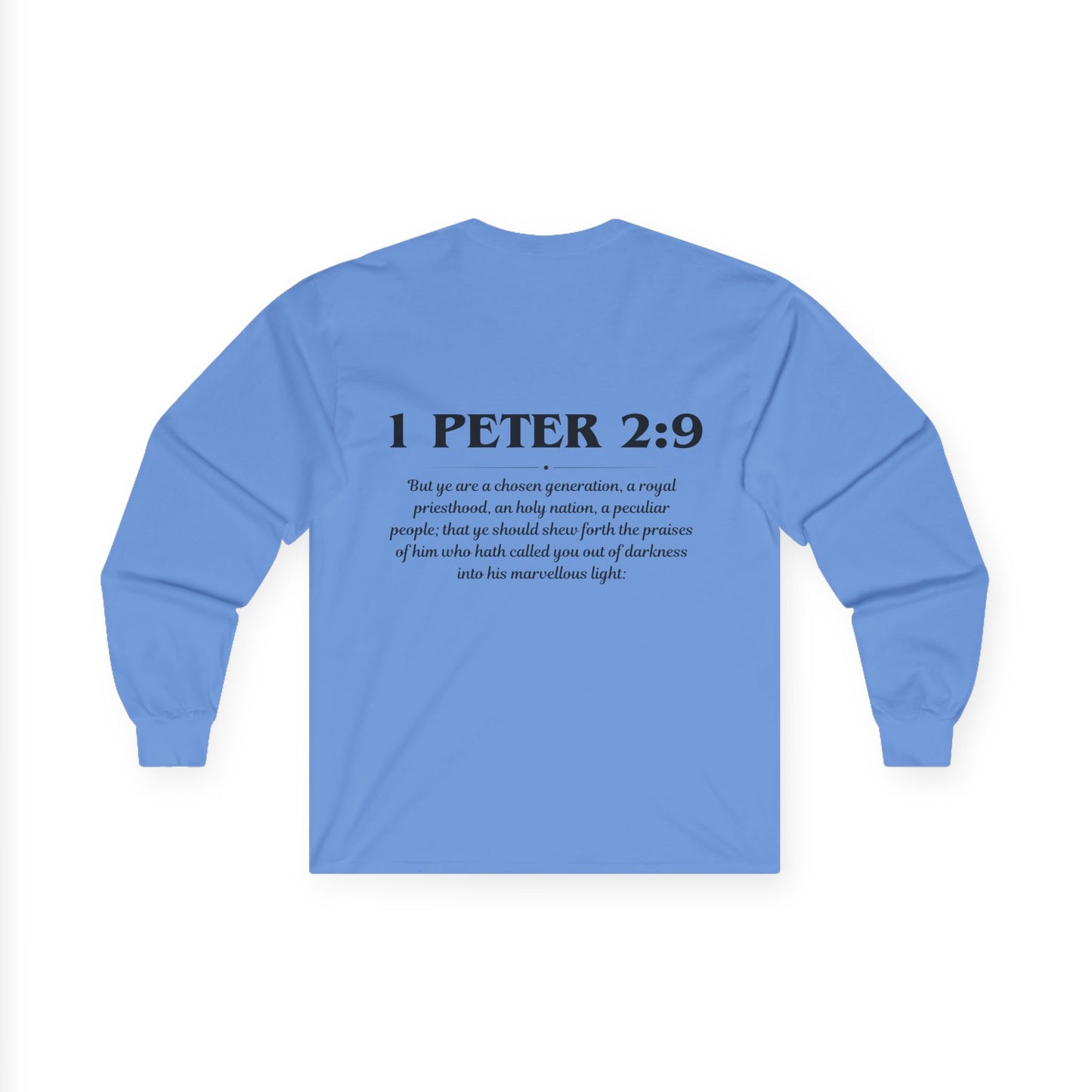 1 Peter 2:9 Scripture Unisex Long sleeve