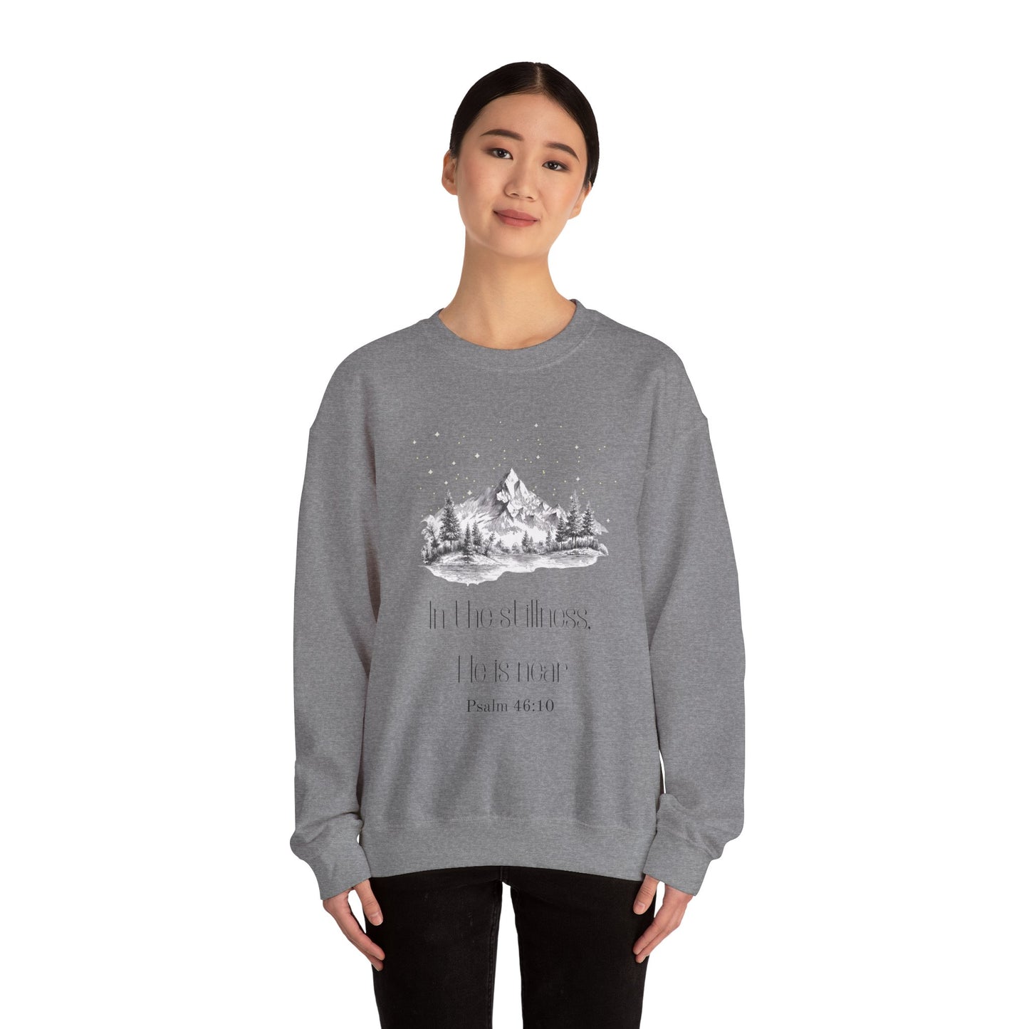 He Is Near Crewneck Sweatshirt