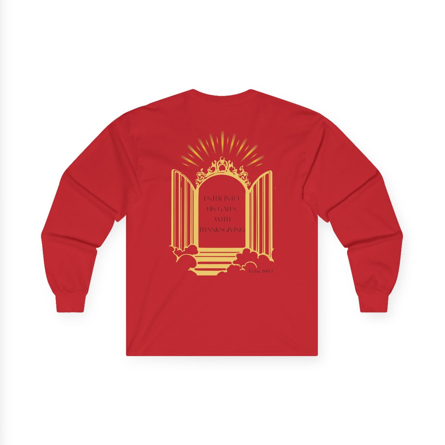 Enter Into His Gates Unisex Long sleeve