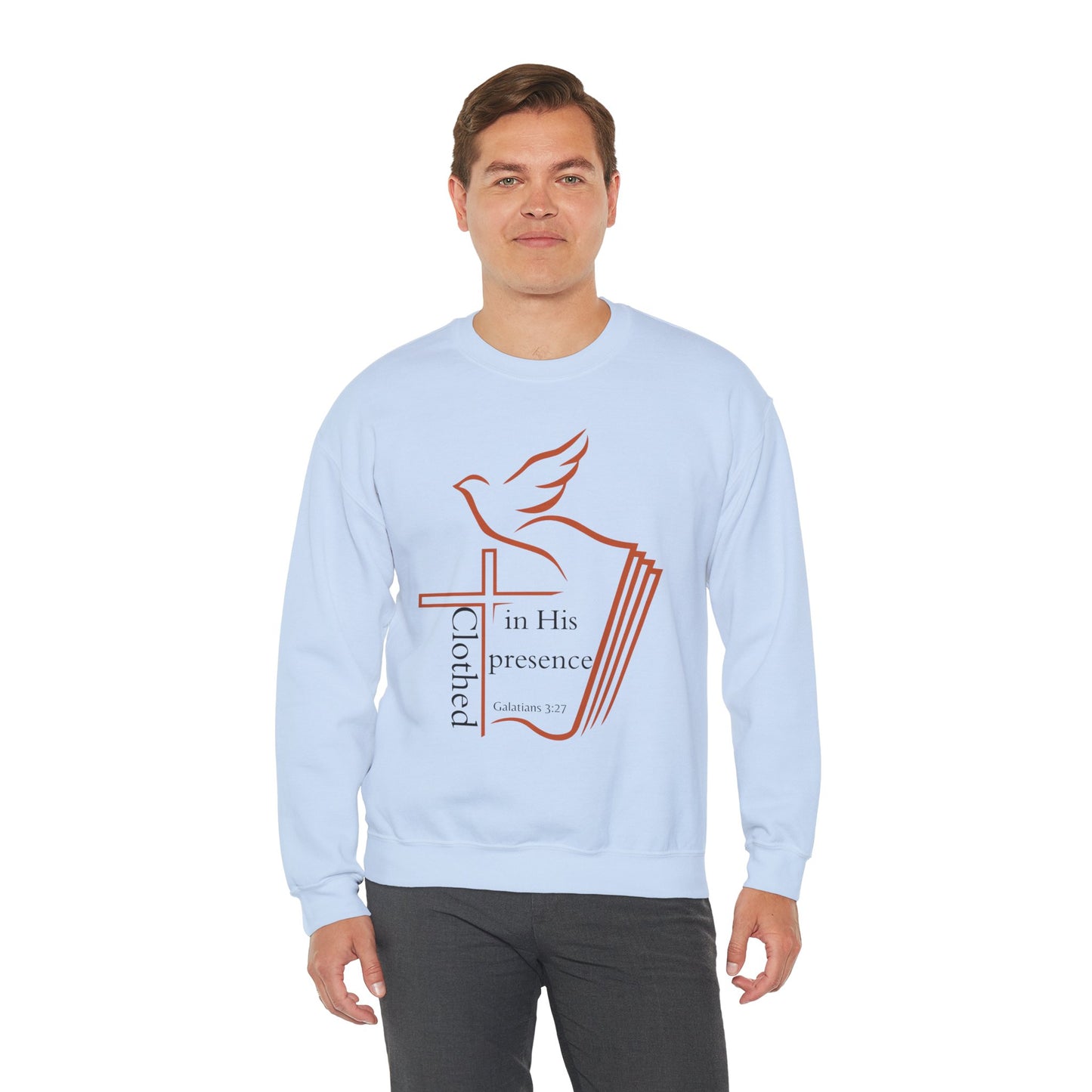 Clothed In His Presence Crewneck Sweatshirt