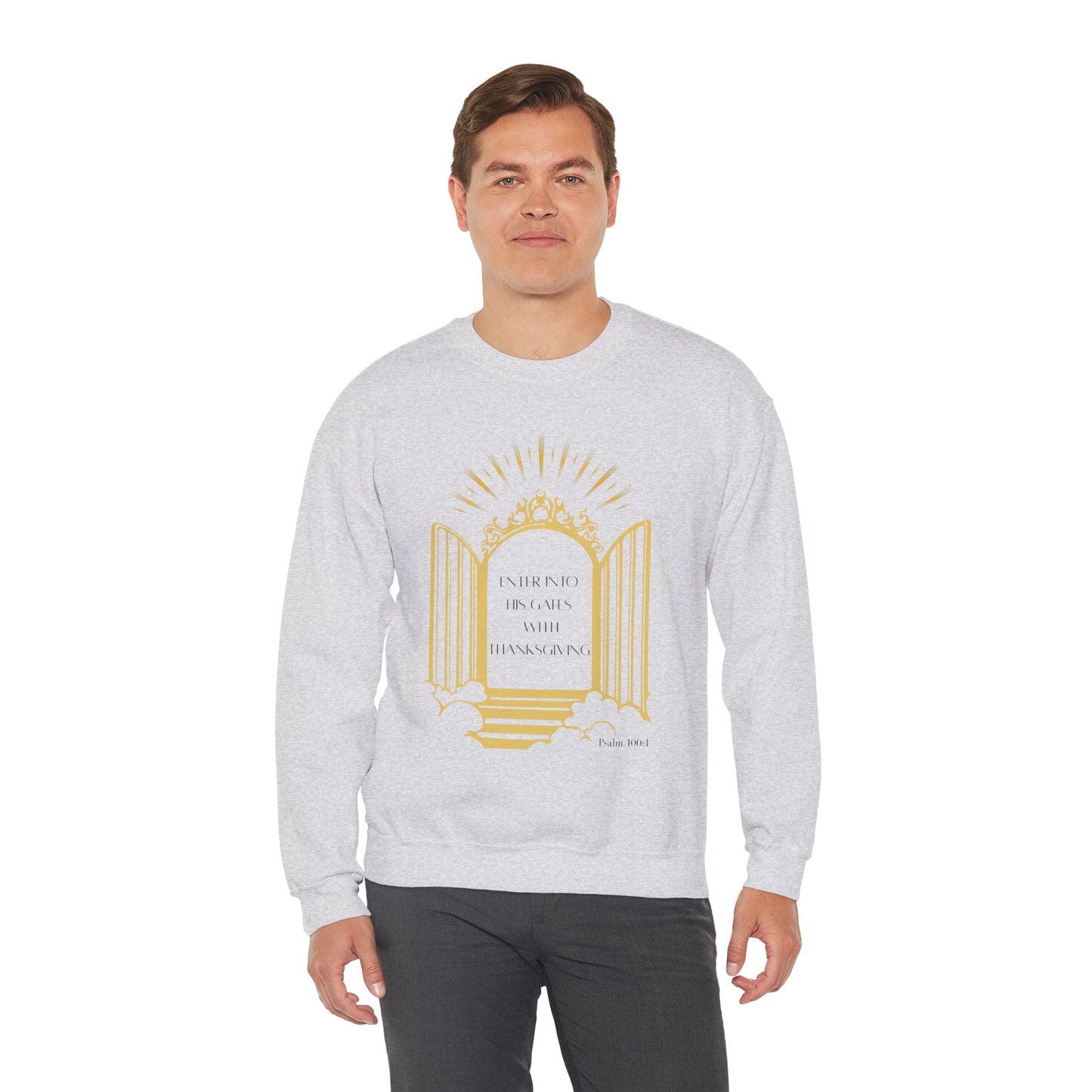 Enter Into His Gates Crewneck Sweatshirt