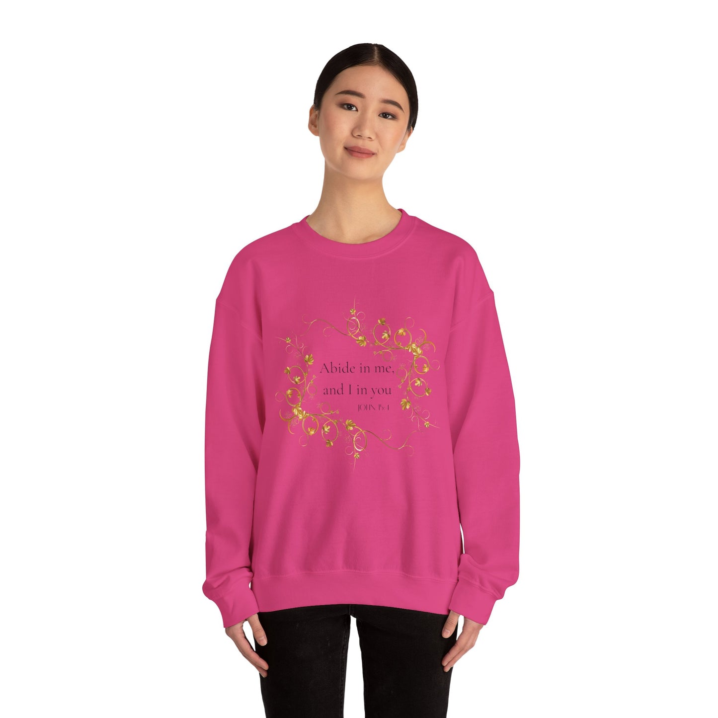 Abide In Him Crewneck Sweatshirt