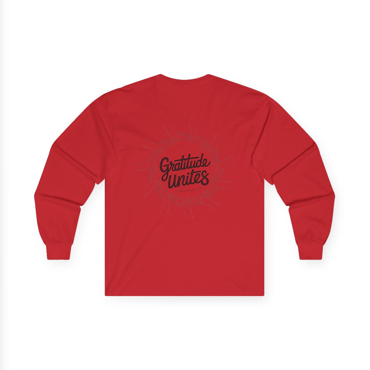 Gratitude Unites Unisex Long sleeve