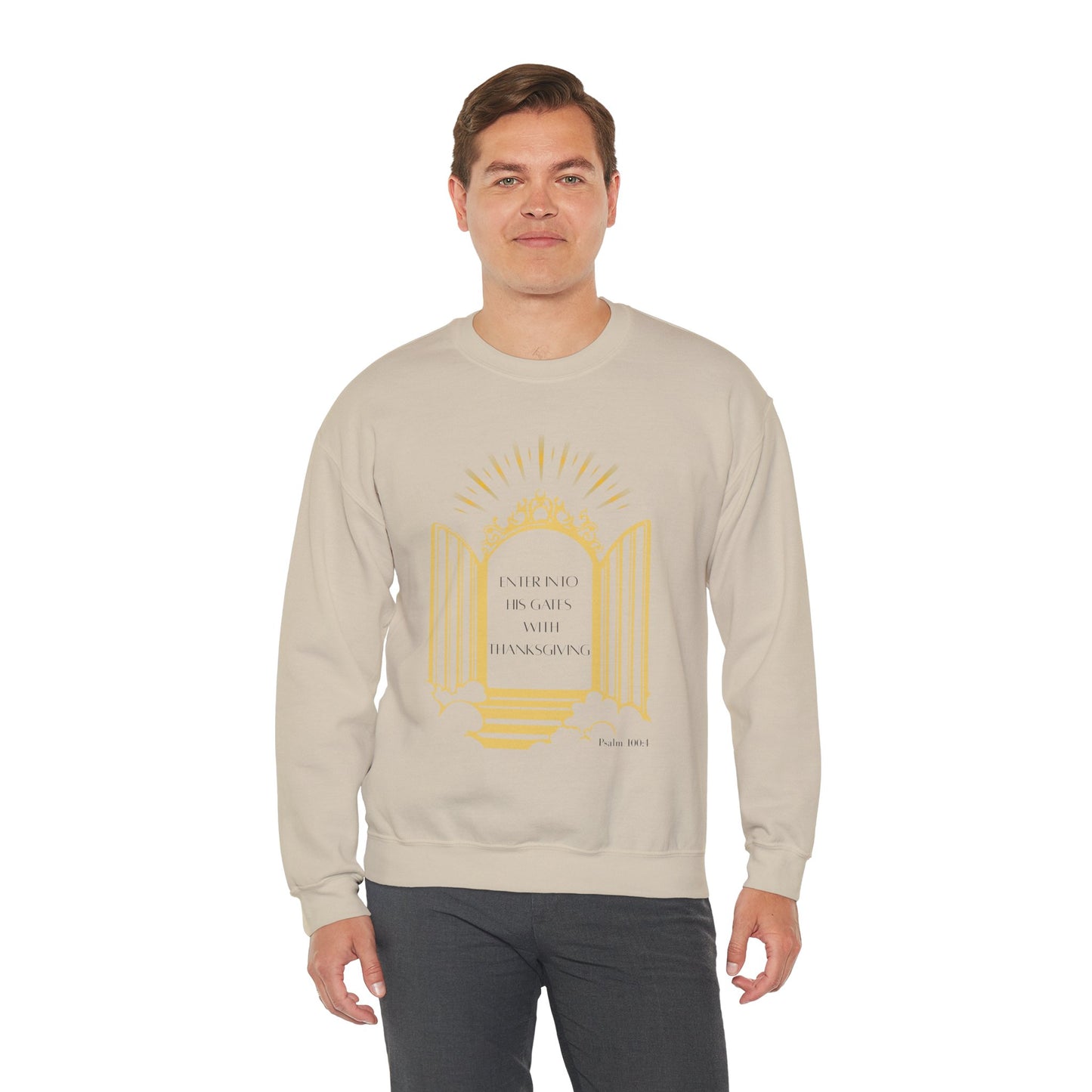 Enter Into His Gates Crewneck Sweatshirt