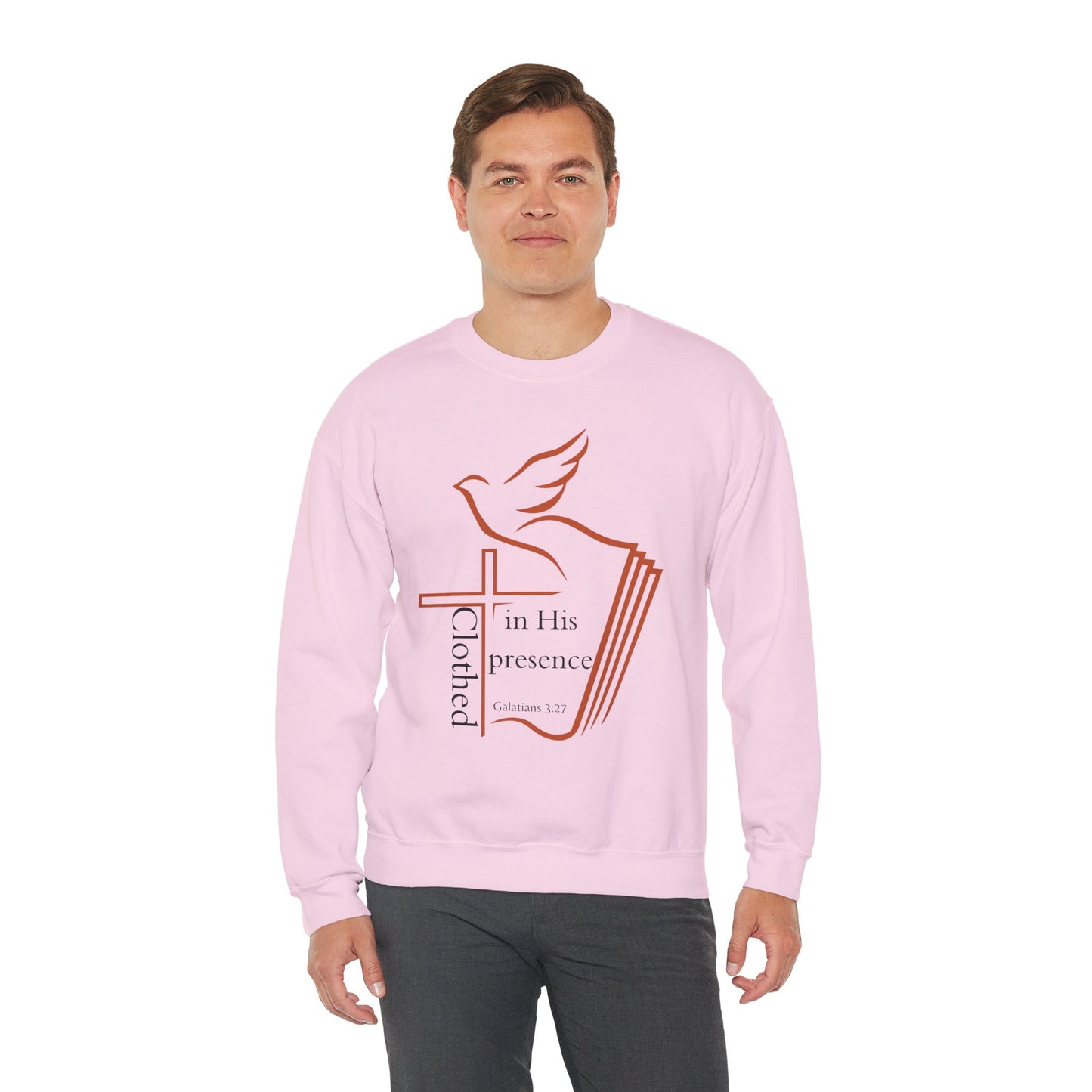 Clothed In His Presence Crewneck Sweatshirt