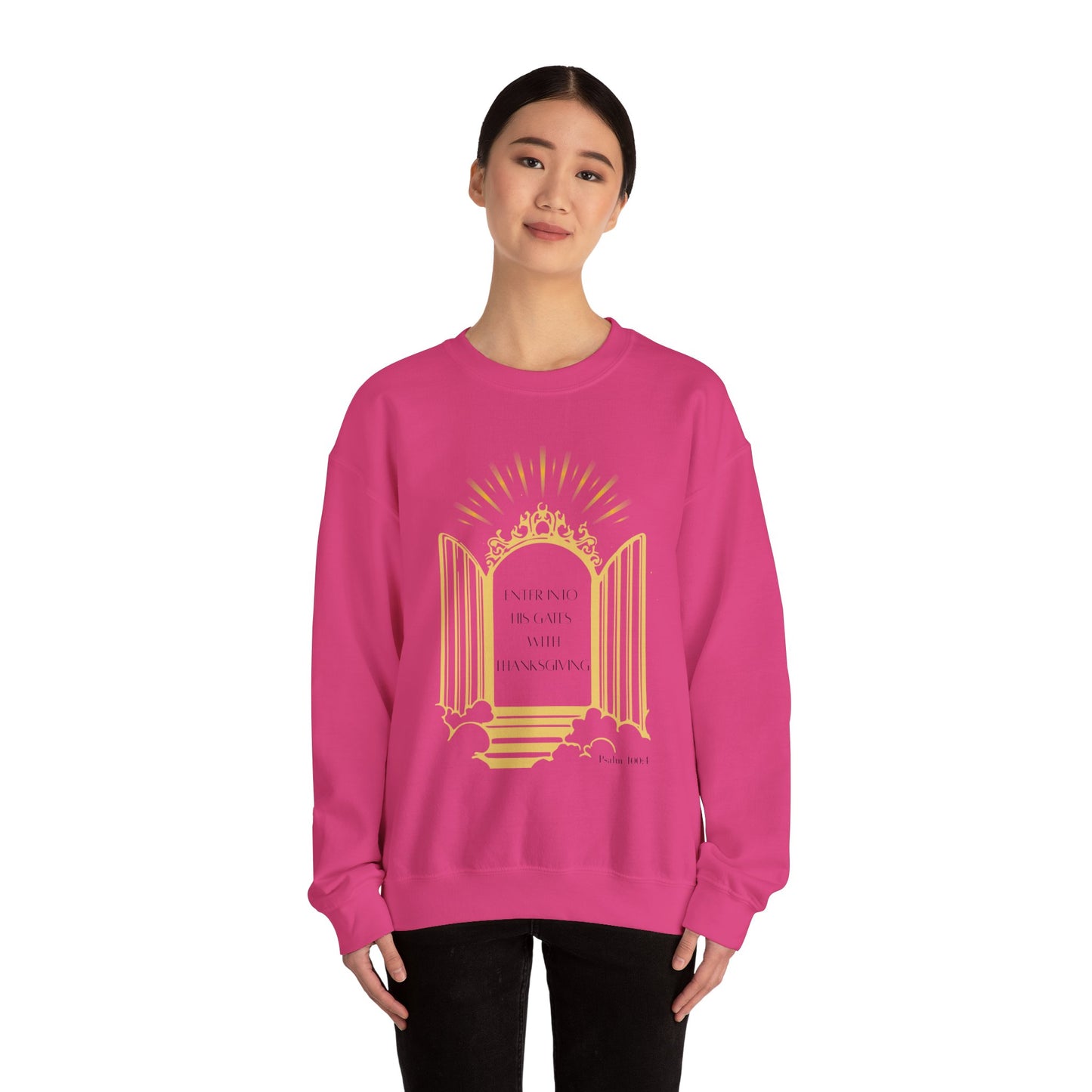 Enter Into His Gates Crewneck Sweatshirt