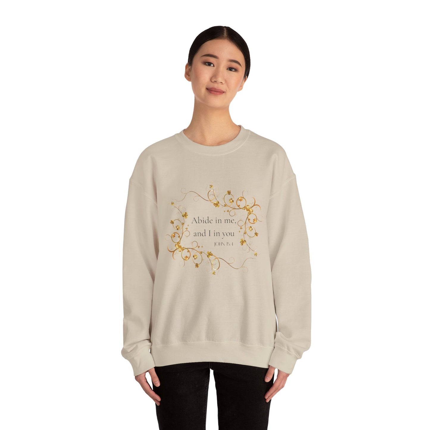 Abide In Him Crewneck Sweatshirt