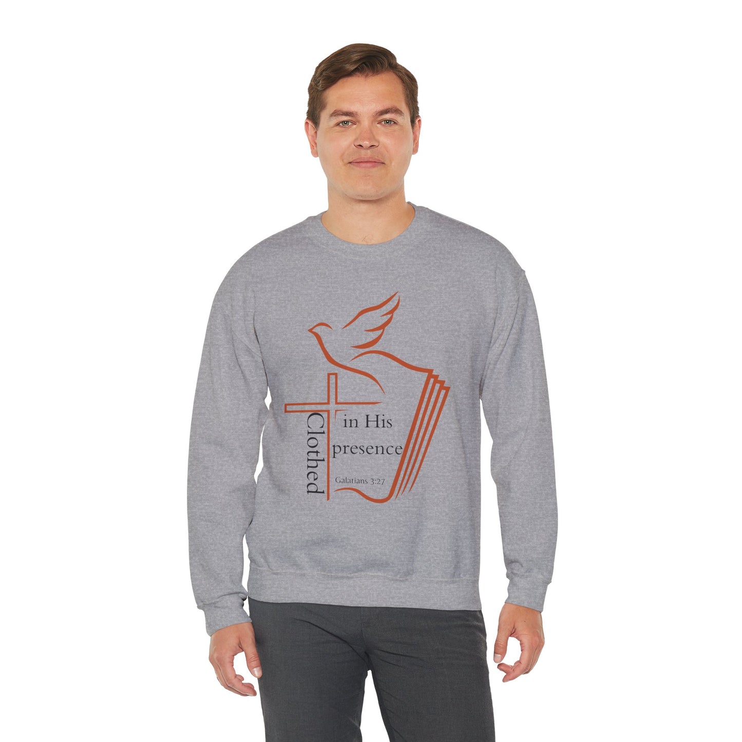 Clothed In His Presence Crewneck Sweatshirt