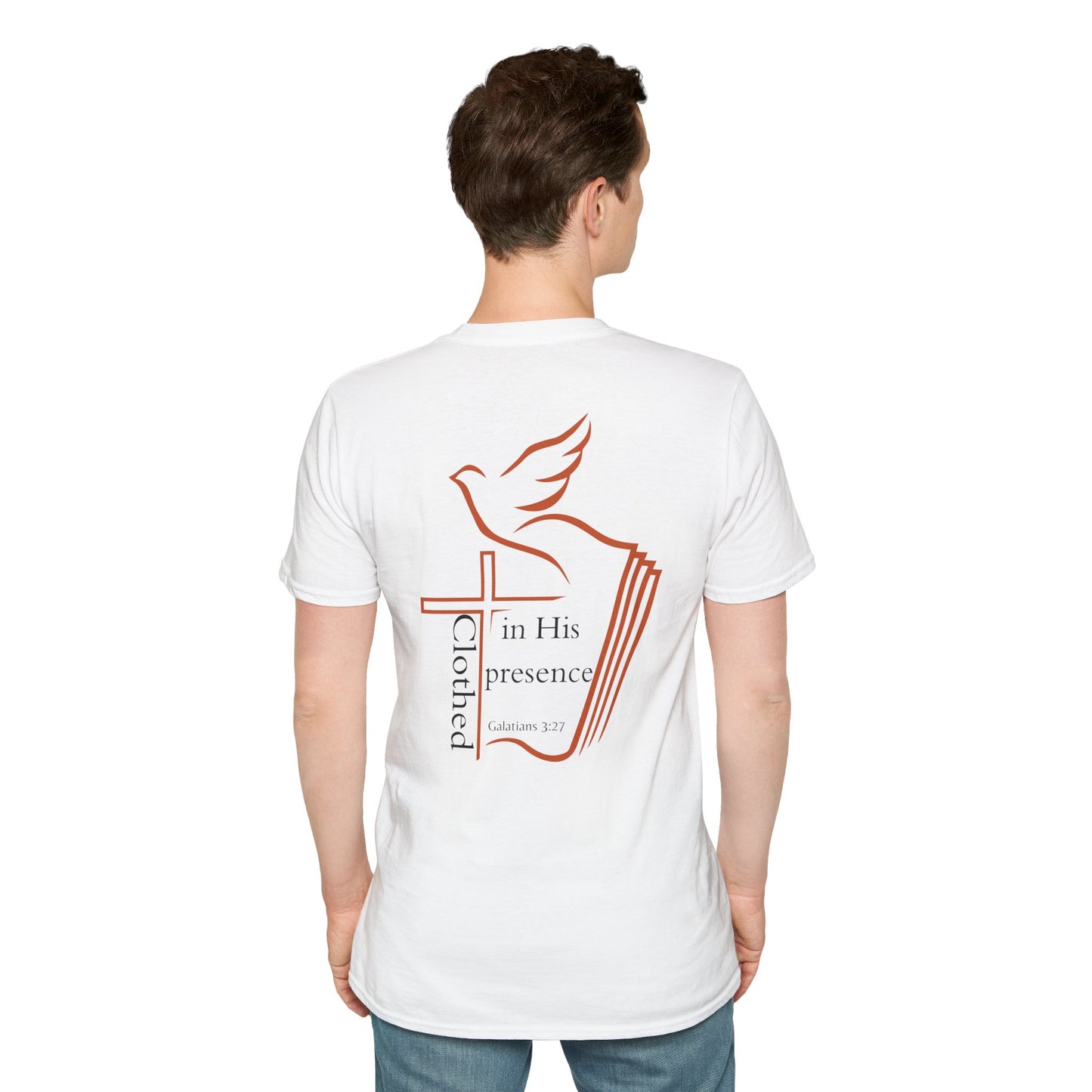 Clothed in His Presence Unisex T-shirt