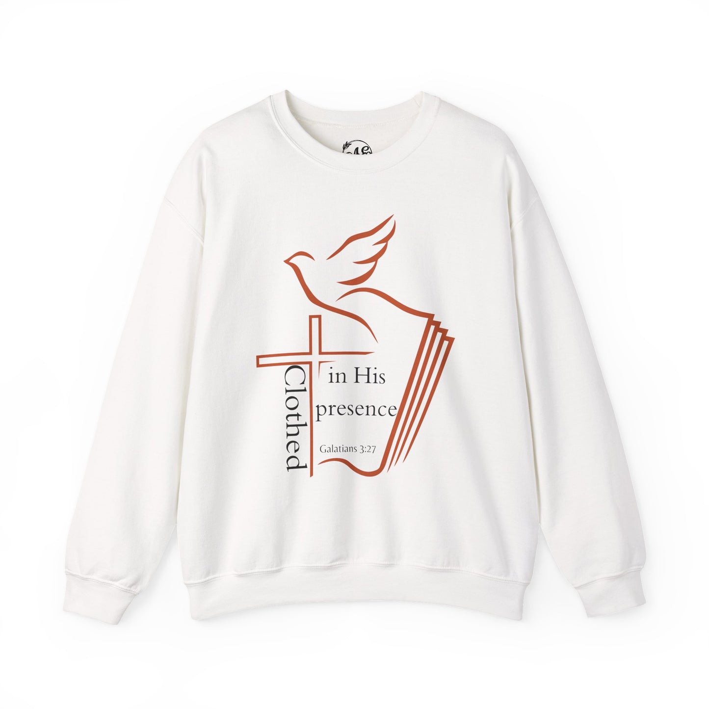 Clothed In His Presence Crewneck Sweatshirt