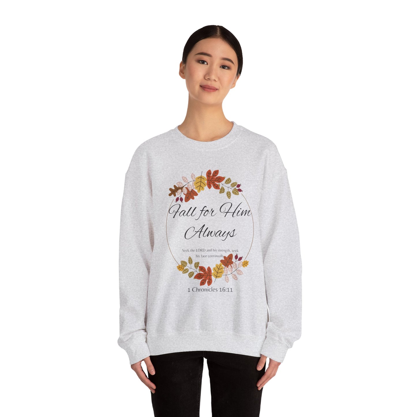 Fall for Him Crewneck Sweatshirt