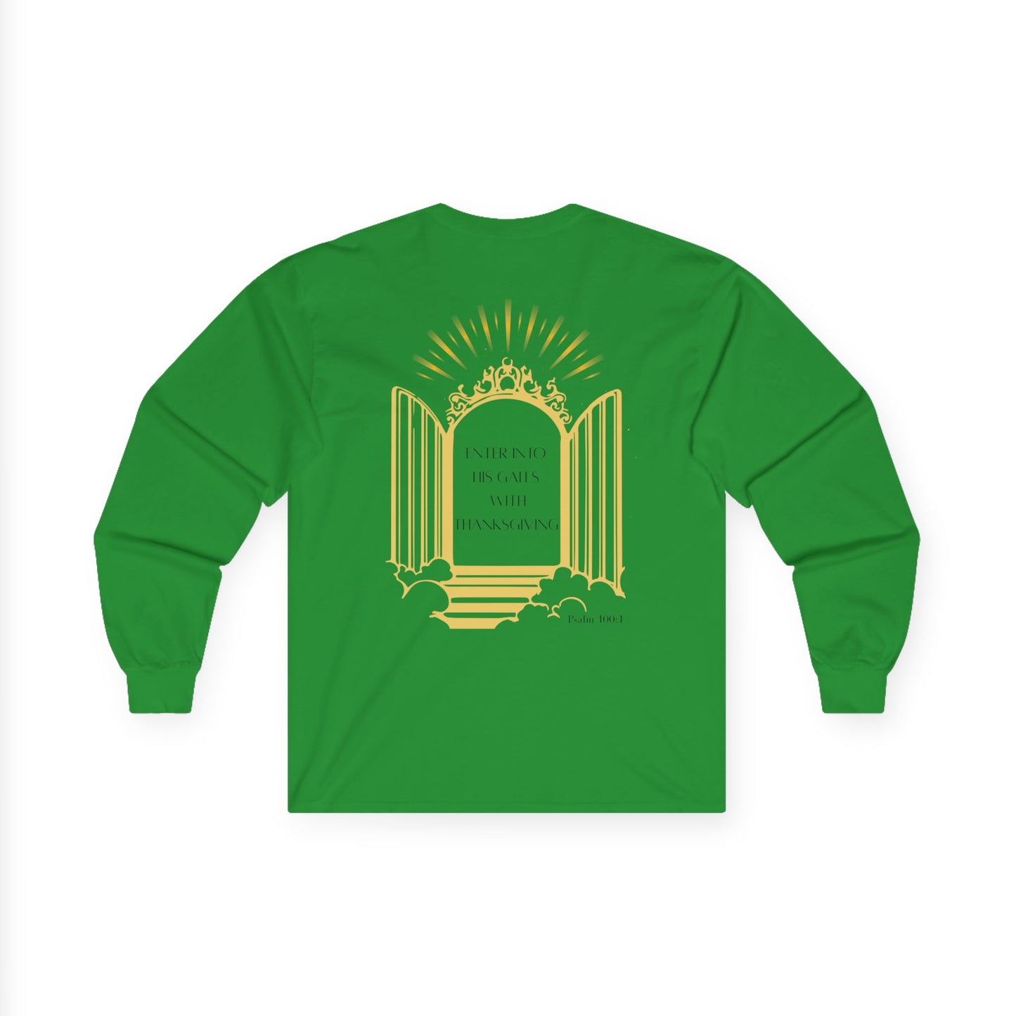 Enter Into His Gates Unisex Long sleeve