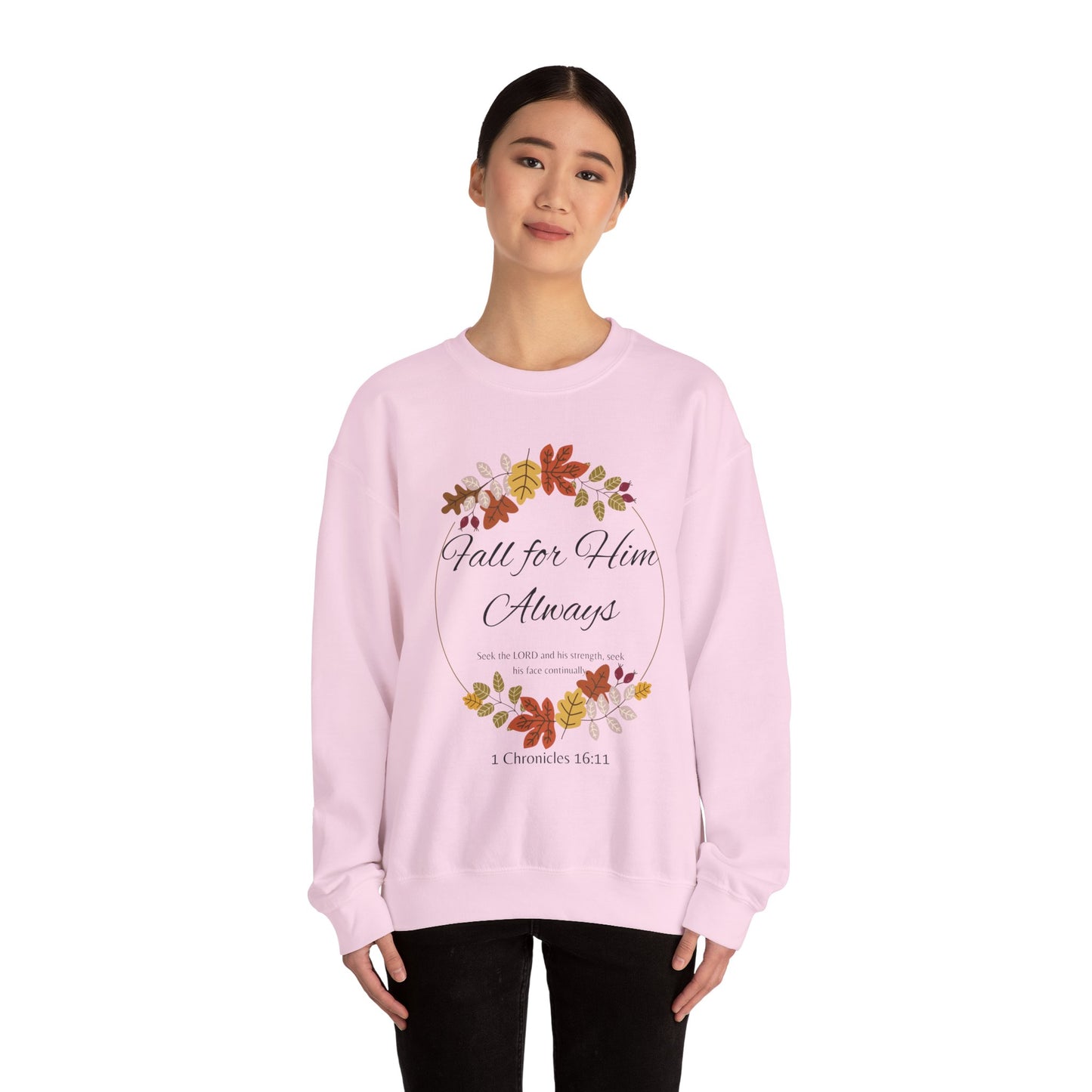 Fall for Him Crewneck Sweatshirt