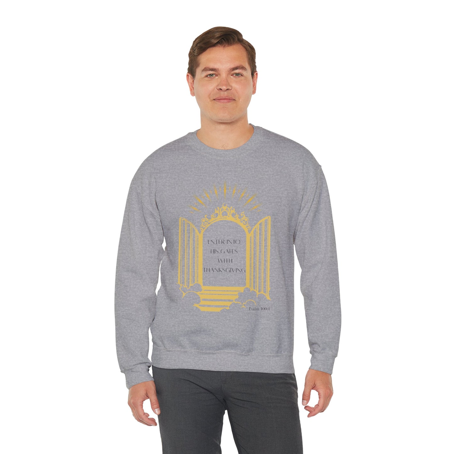 Enter Into His Gates Crewneck Sweatshirt