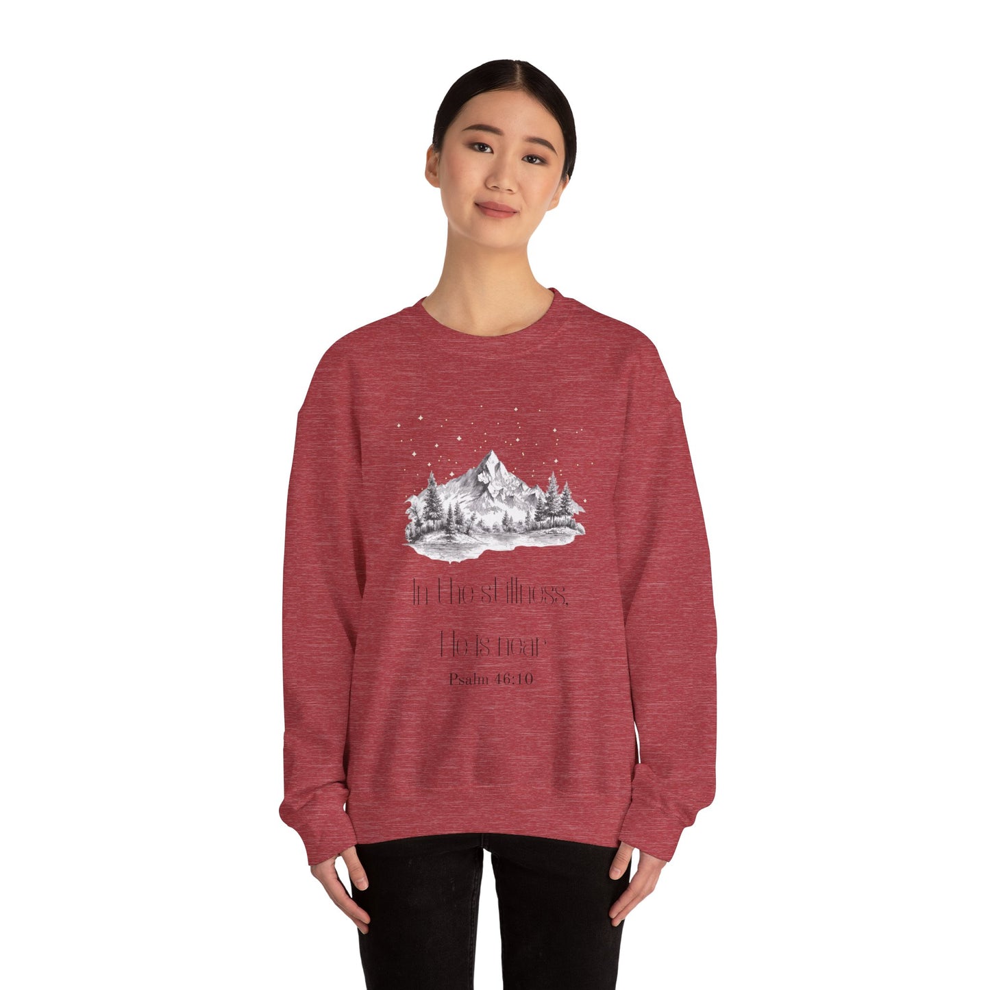 He Is Near Crewneck Sweatshirt