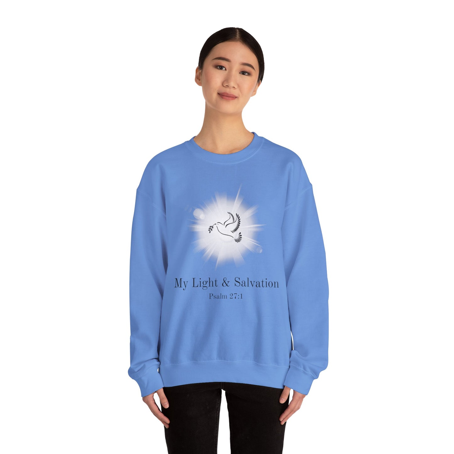 My Light & Salvation Crewneck Sweatshirt