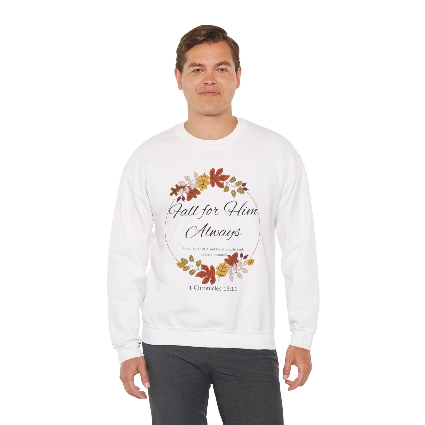 Fall for Him Crewneck Sweatshirt