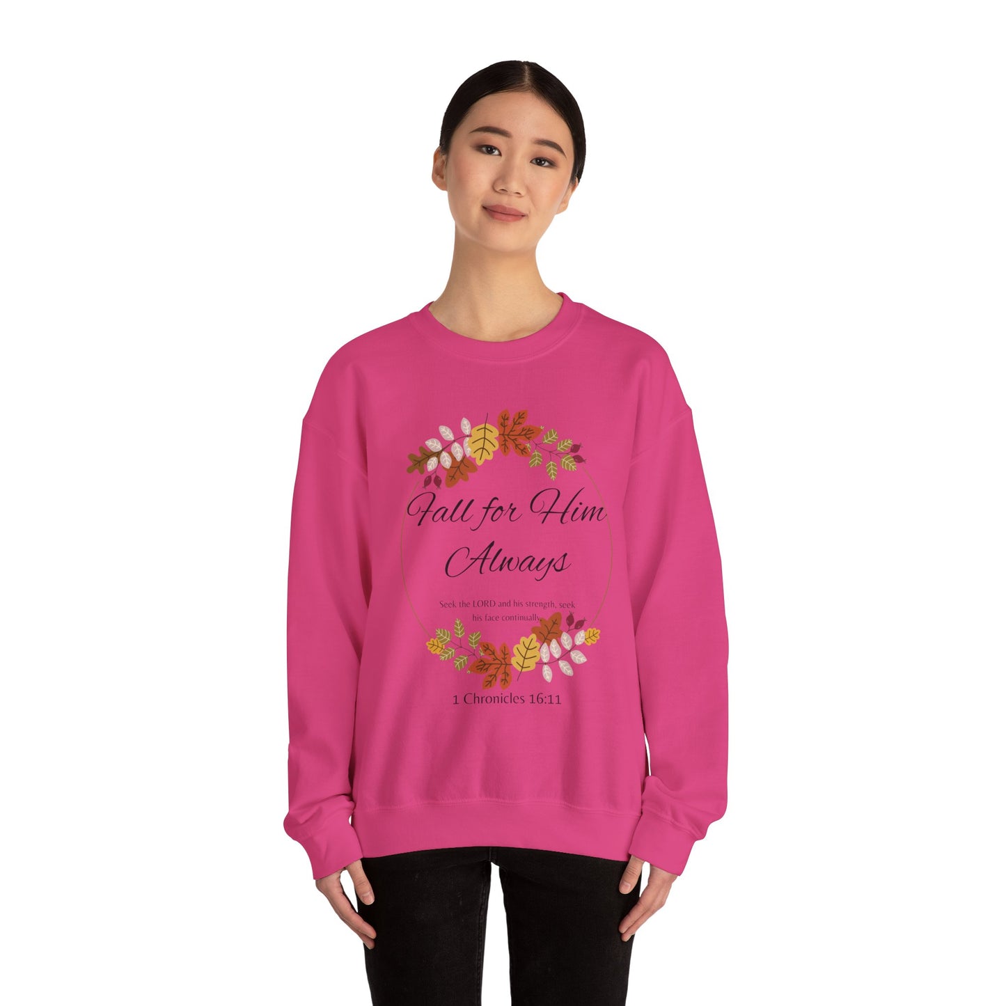 Fall for Him Crewneck Sweatshirt