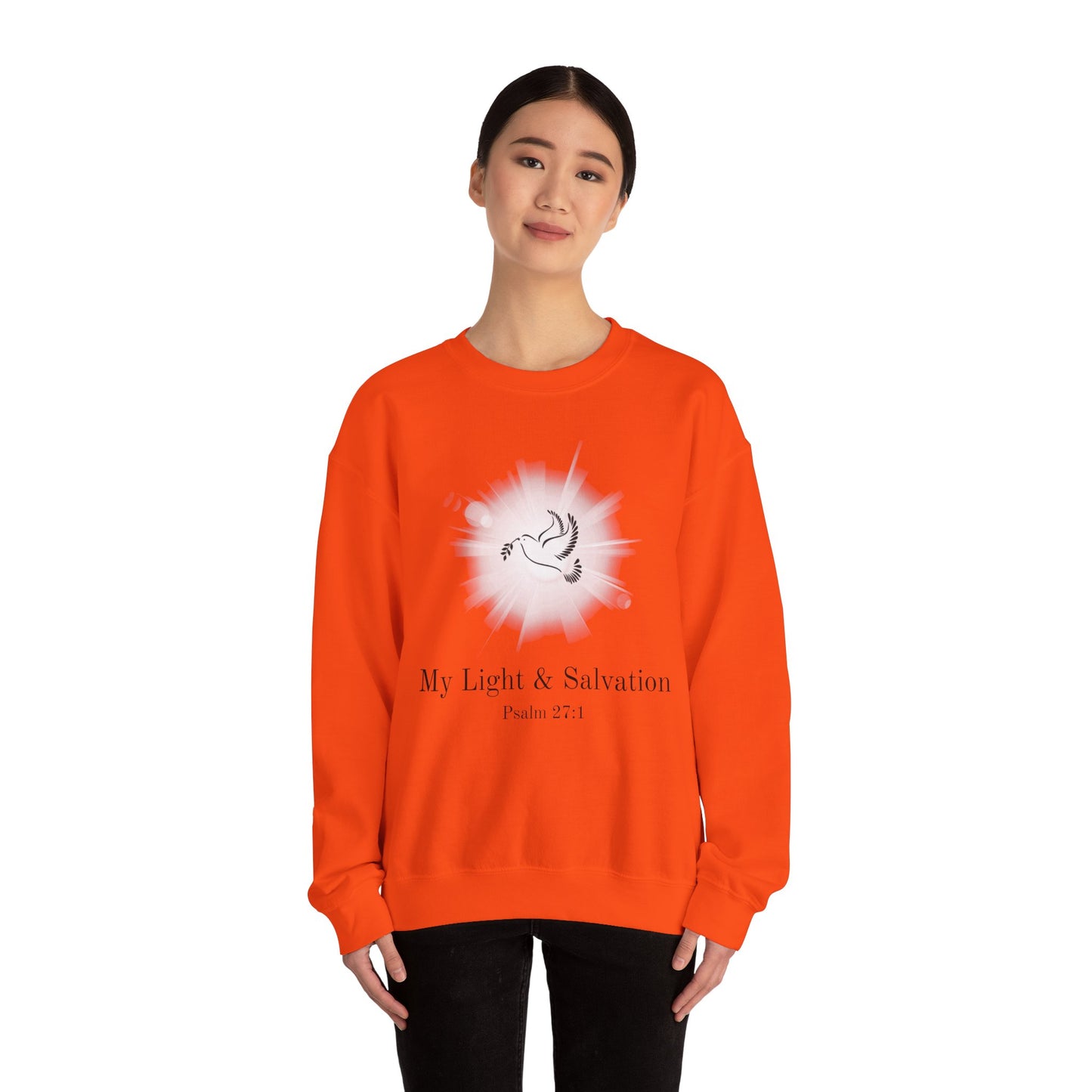 My Light & Salvation Crewneck Sweatshirt