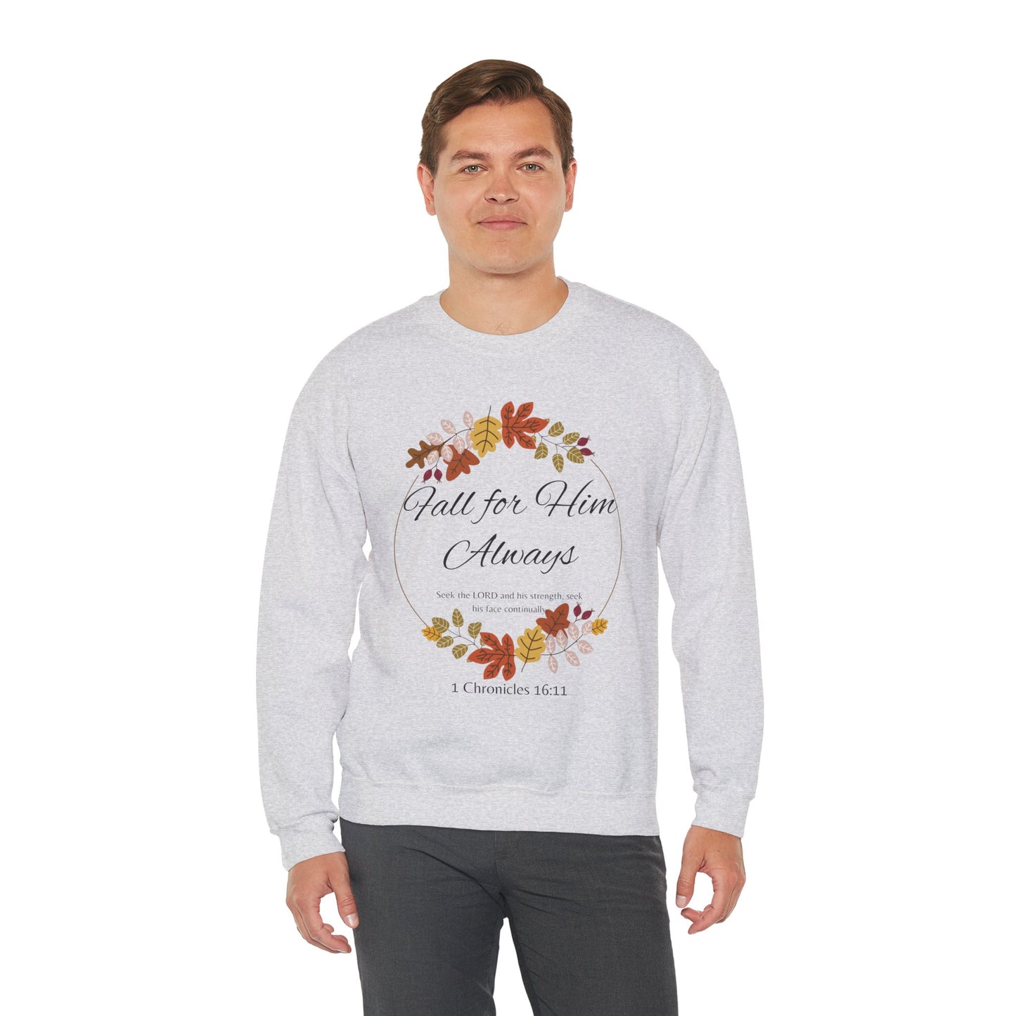 Fall for Him Crewneck Sweatshirt