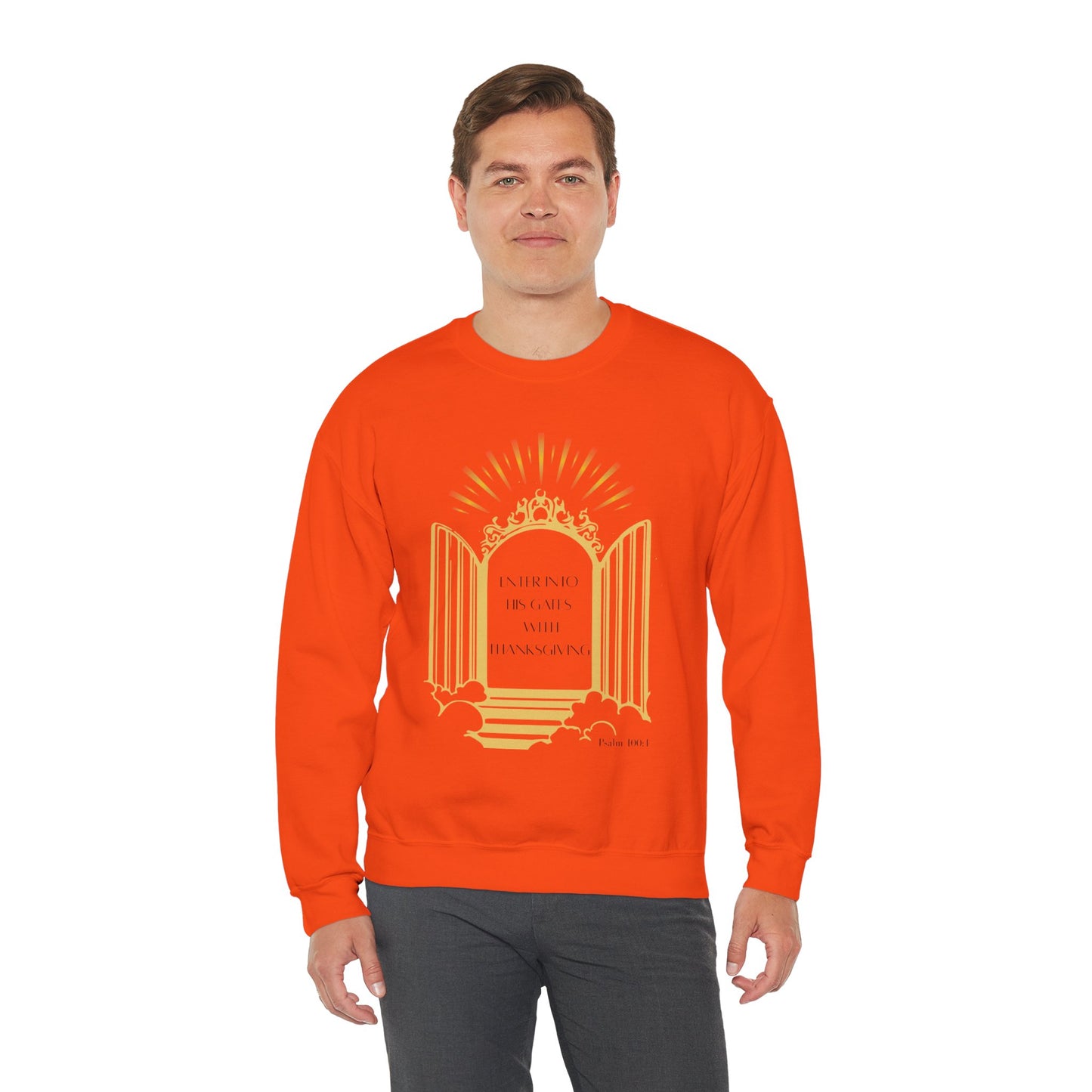 Enter Into His Gates Crewneck Sweatshirt