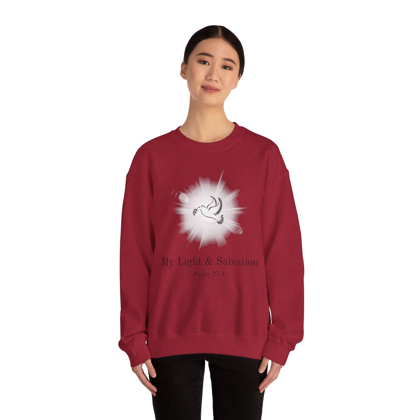 My Light & Salvation Crewneck Sweatshirt