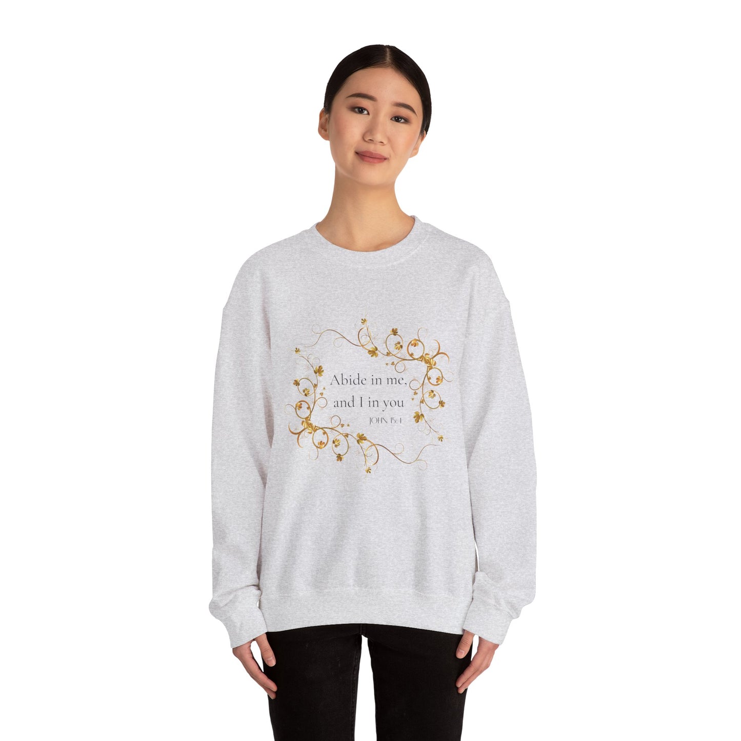 Abide In Him Crewneck Sweatshirt