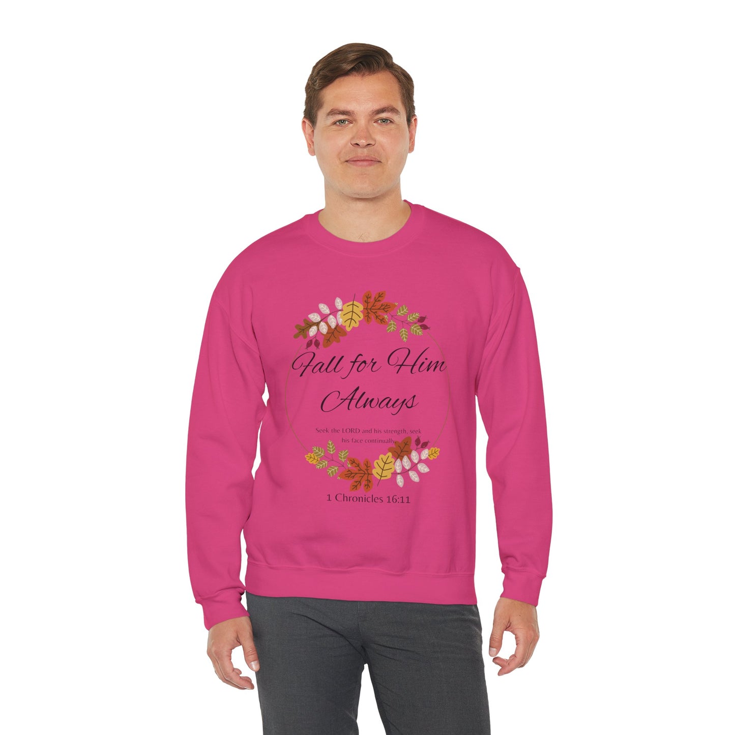 Fall for Him Crewneck Sweatshirt