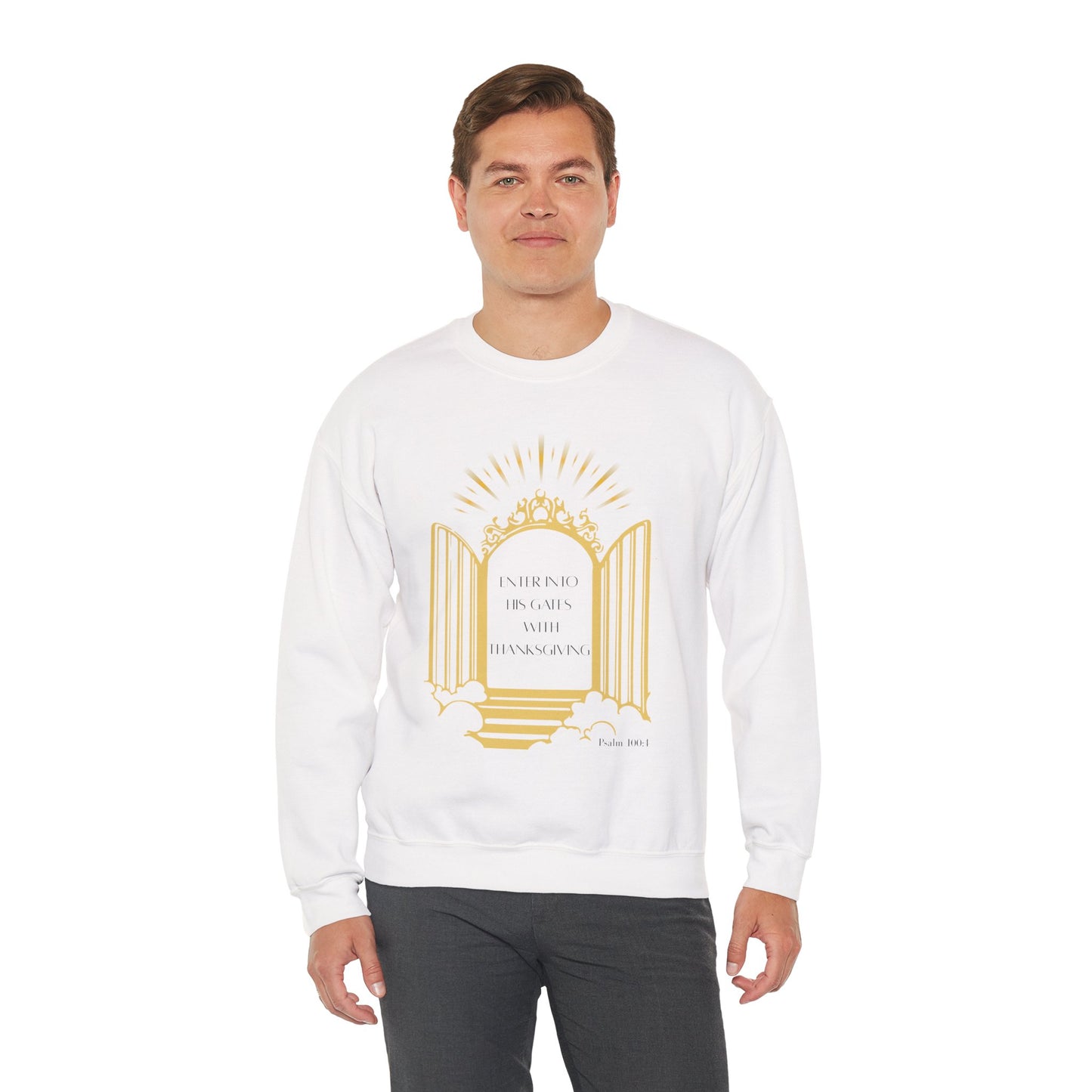 Enter Into His Gates Crewneck Sweatshirt