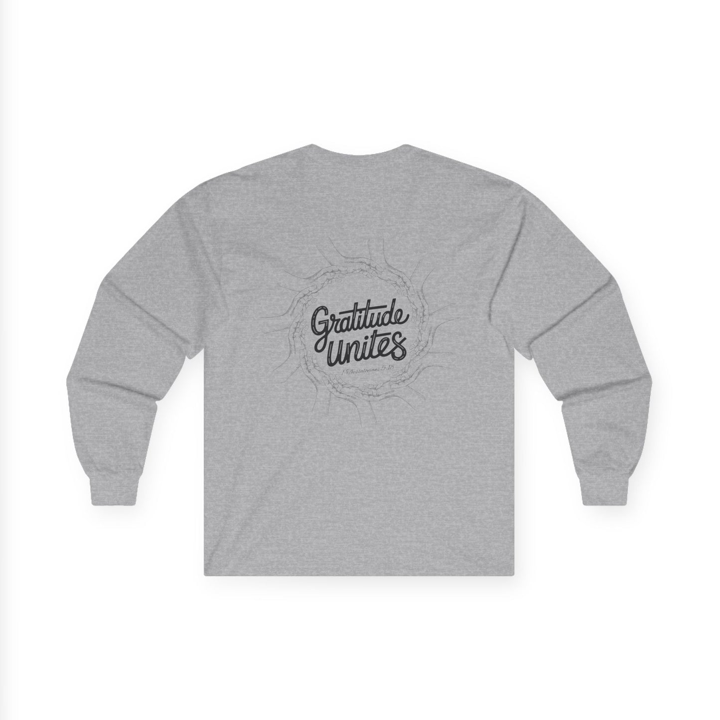 Gratitude Unites Unisex Long sleeve
