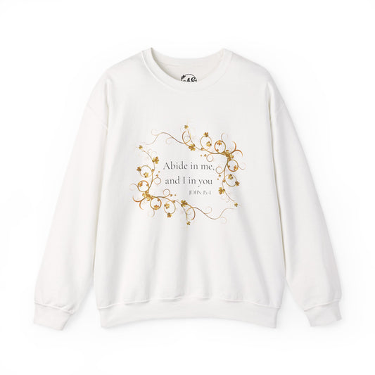 Abide In Him Crewneck Sweatshirt