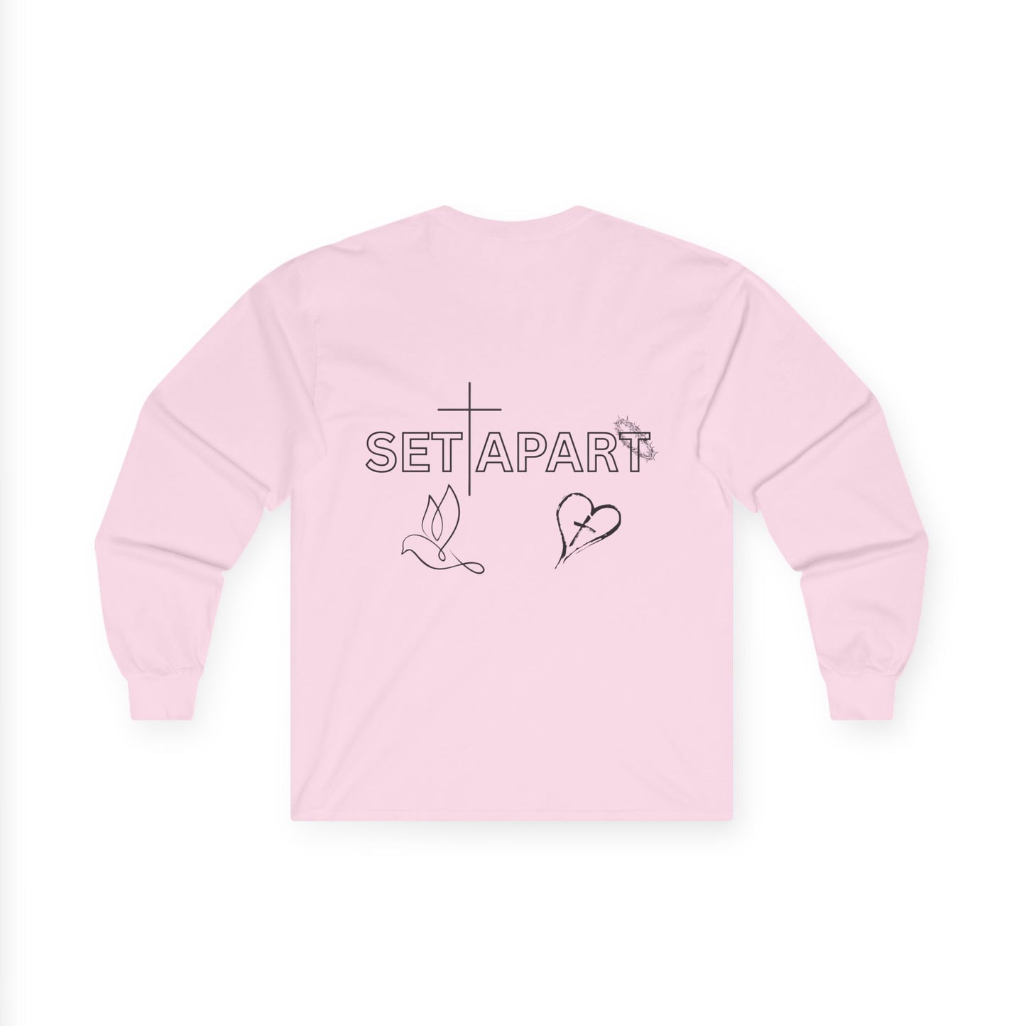 Set Apart Word Art Unisex Long sleeve